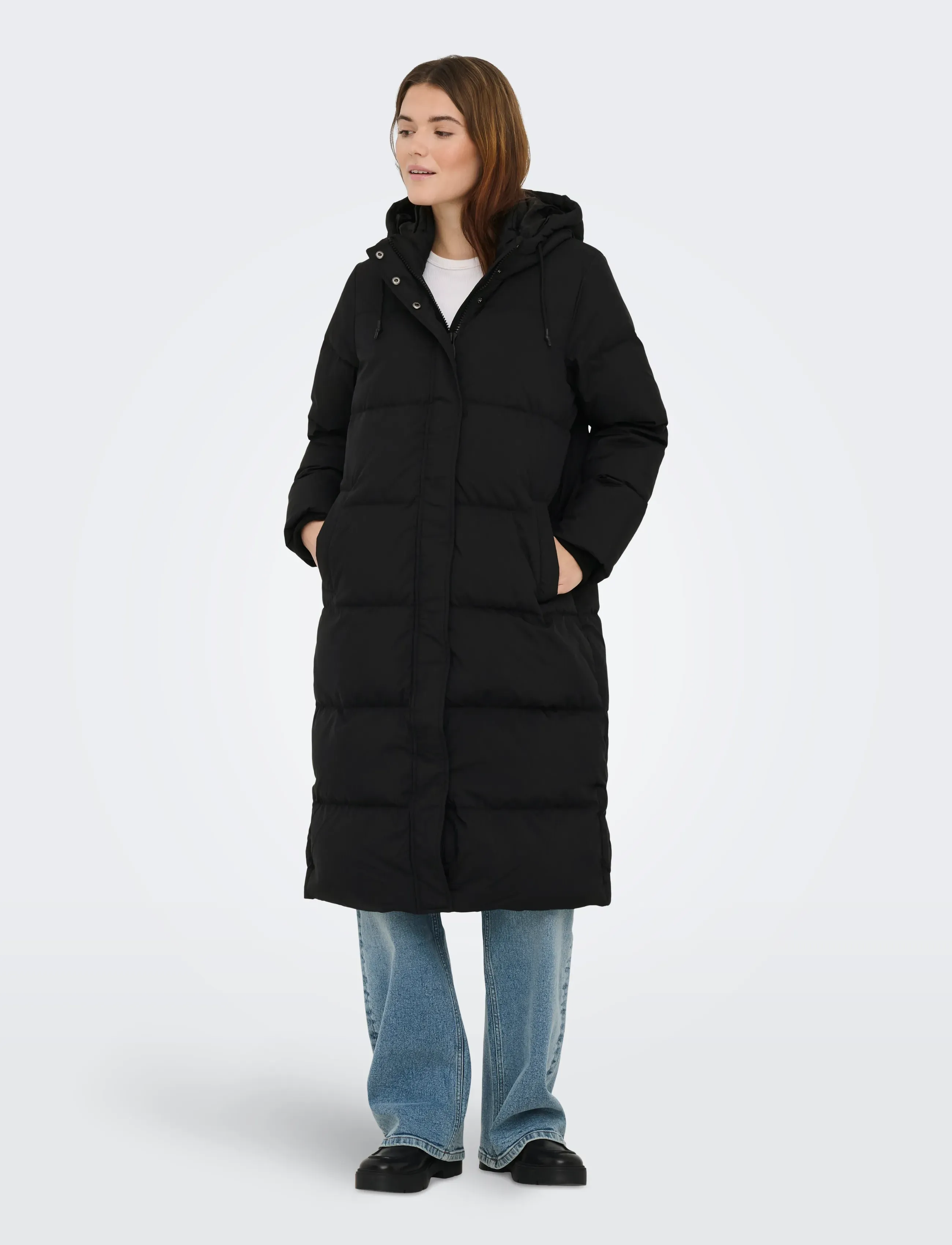 ONLY ONLALICE DOWN COAT OTW NOOS - Jacken & Mäntel - BLACK / black