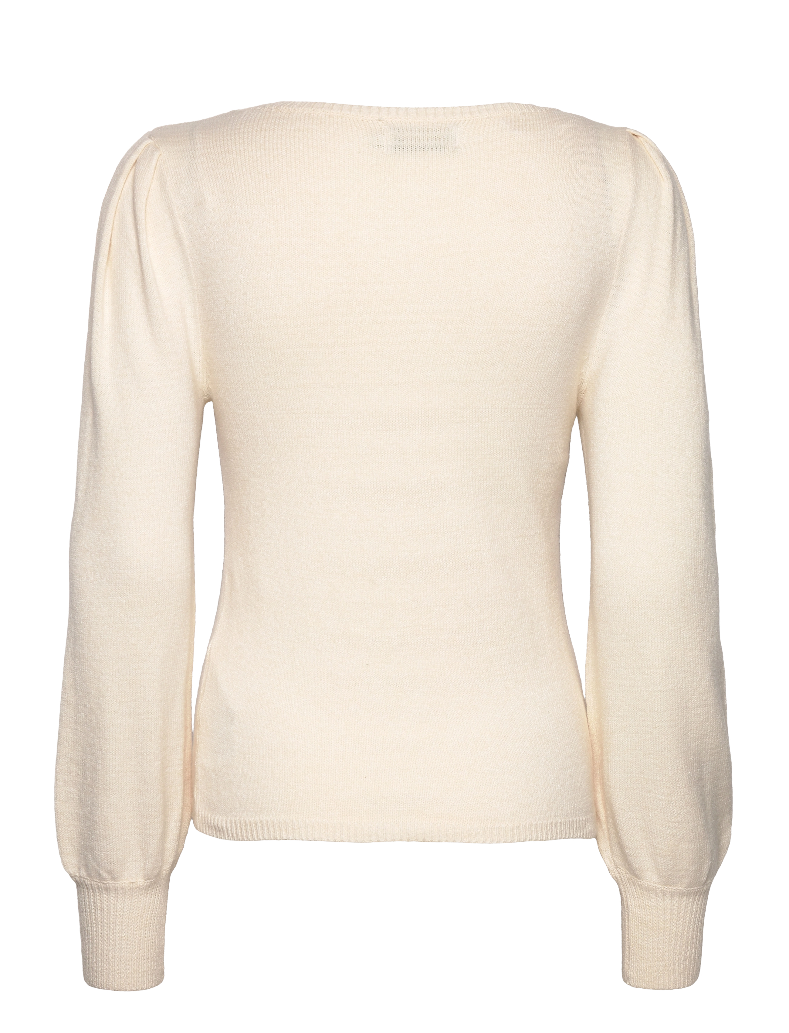 ONLY - ONLLESLY L/S SQUARE PUFF PULLOVER EX KNT - whitecap gray - 1