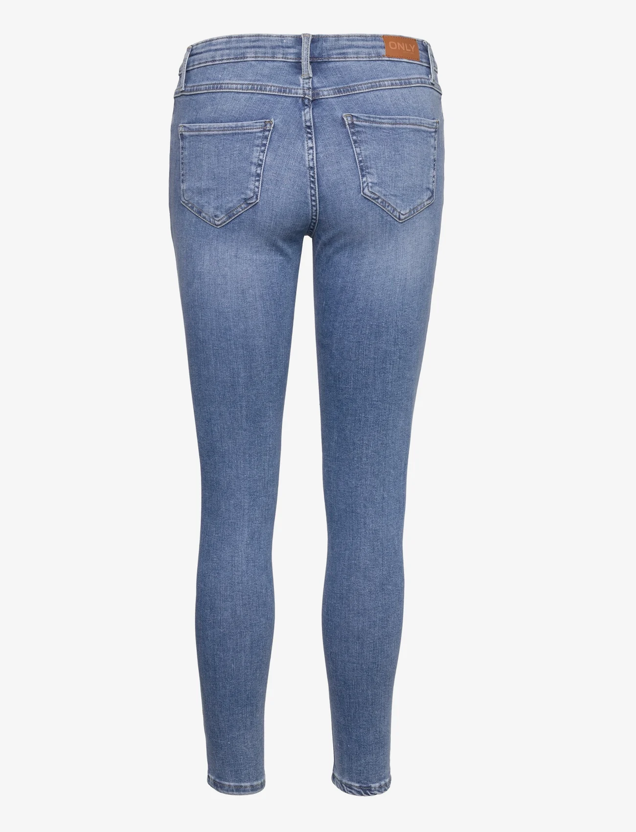 ONLY - ONLLEILA REG WAIST SK ANK DNM TAI BOX - skinny jeans - light blue denim - 1