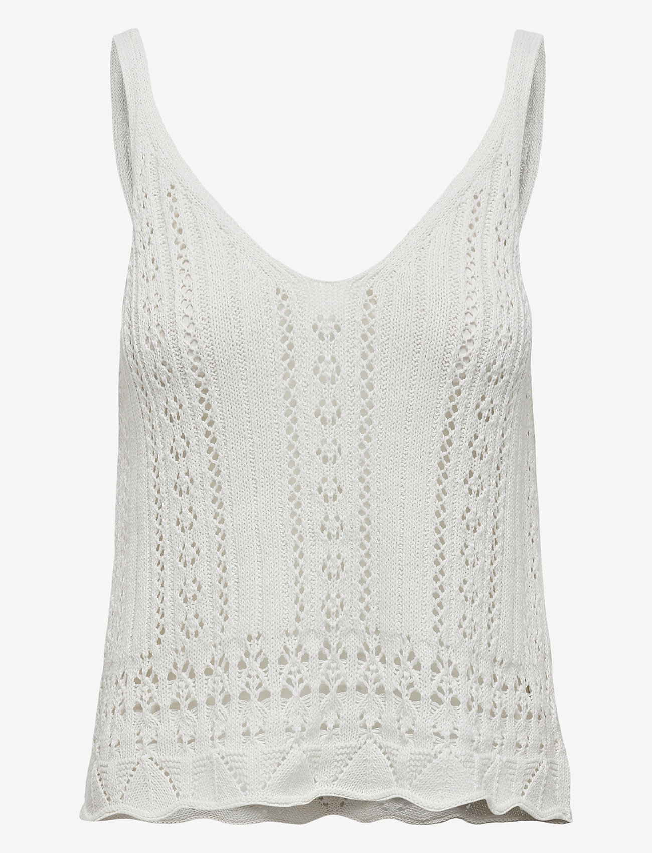 ONLY - ONLLYZET LIFE S/L TOP KNT NOOS - cloud dancer - 1