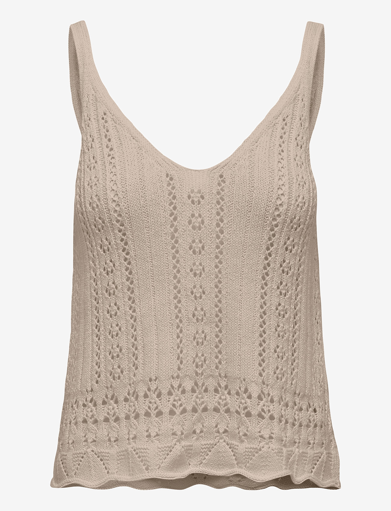 ONLY - ONLLYZET LIFE S/L TOP KNT NOOS - feather gray - 1