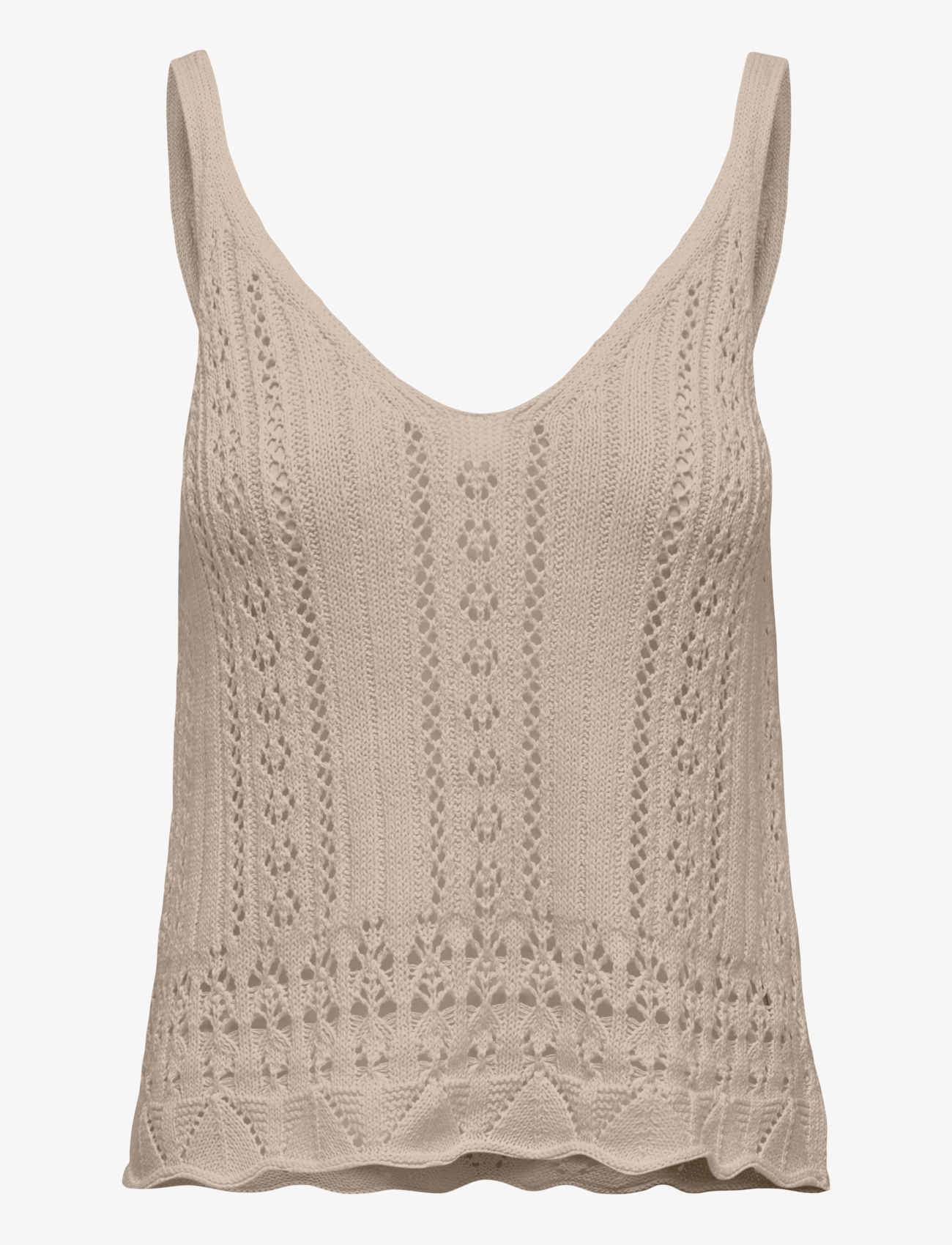 ONLY - ONLLYZET LIFE S/L TOP KNT NOOS - feather gray - 1