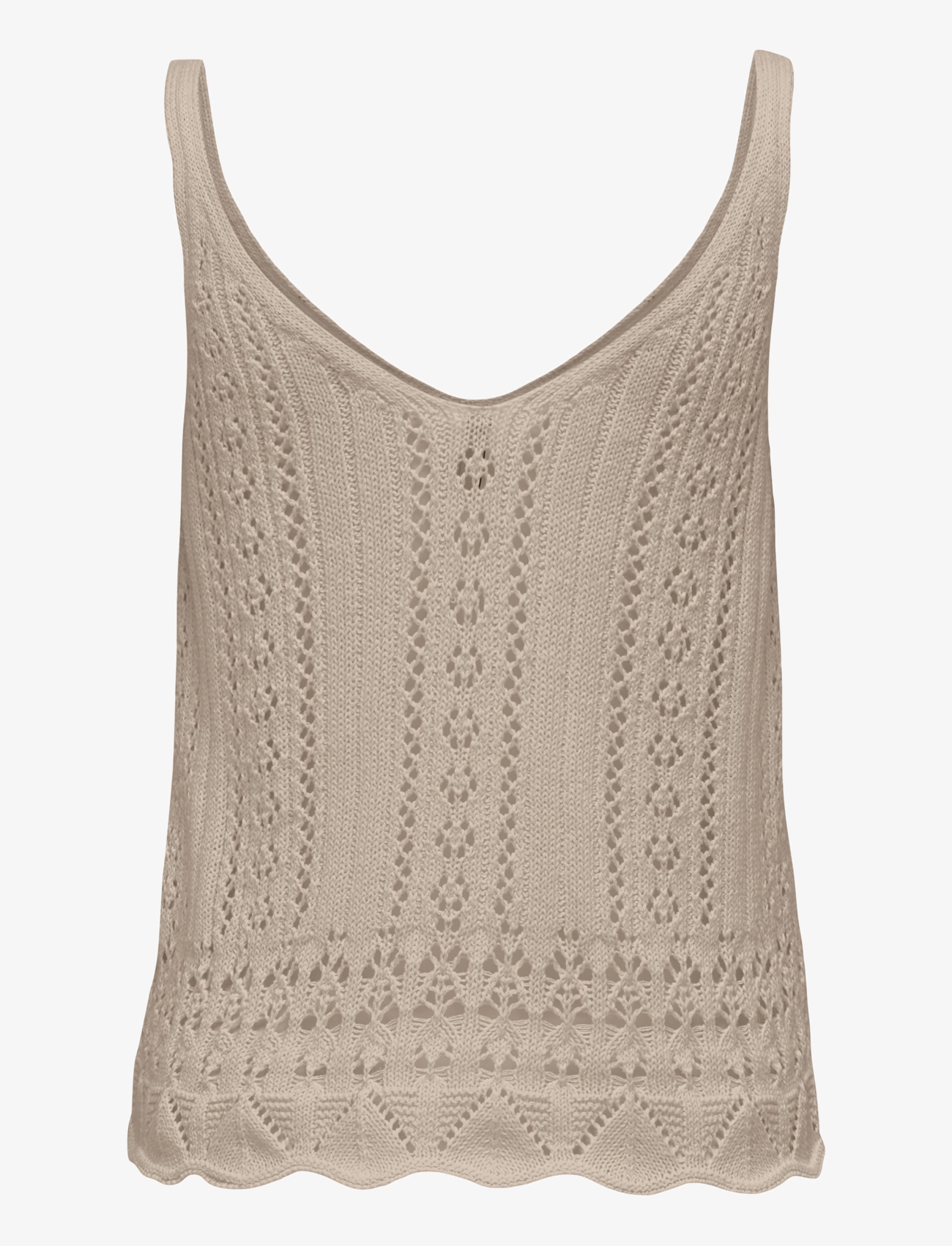 ONLY - ONLLYZET LIFE S/L TOP KNT NOOS - feather gray - 2