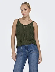 ONLY - ONLLYZET LIFE S/L TOP KNT NOOS - lowest prices - forest night - 2