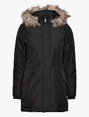 ONLY - ONLFRESH PARKA COAT BP OTW - parka coats - black - 0