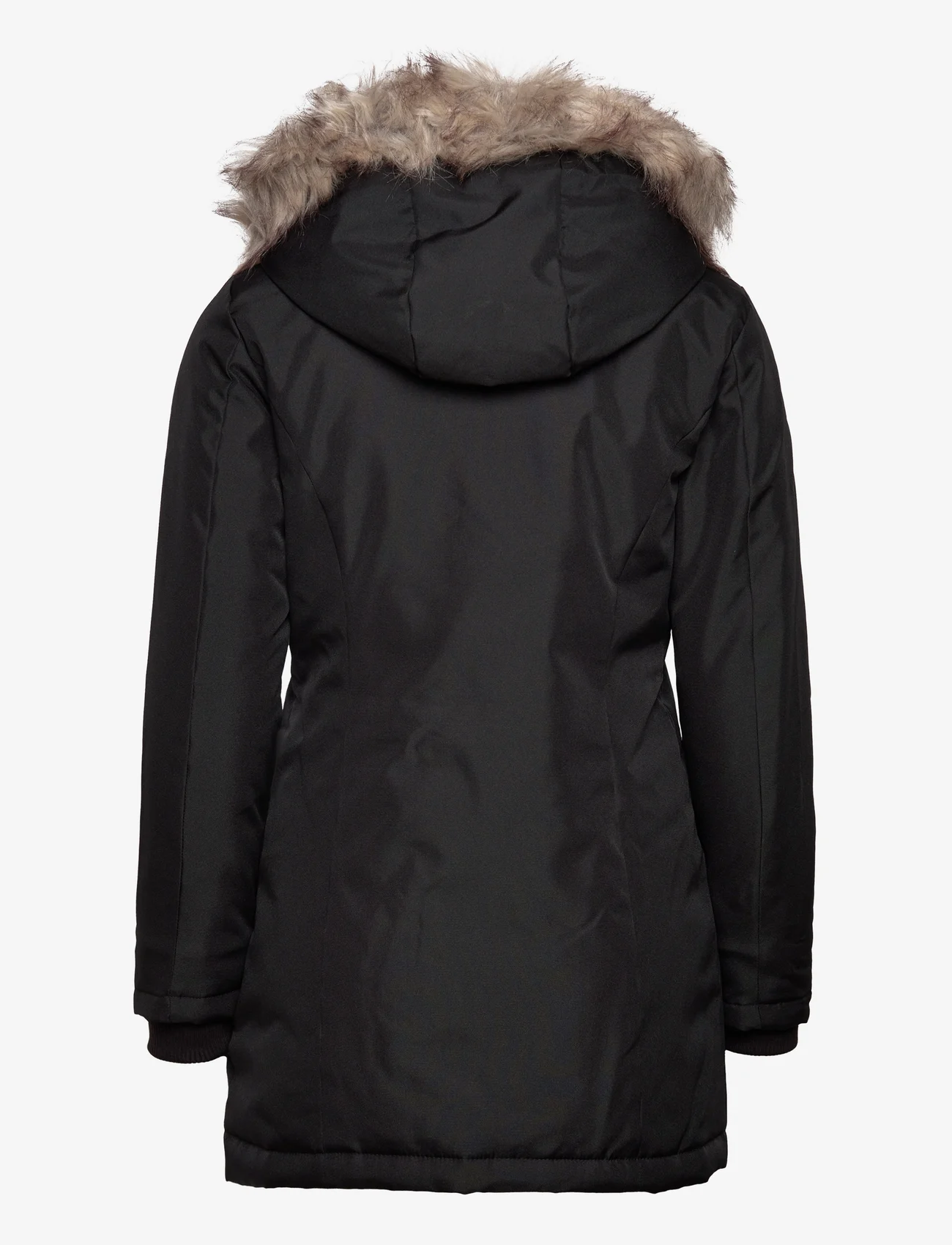 ONLY - ONLFRESH PARKA COAT BP OTW - parka coats - black - 1