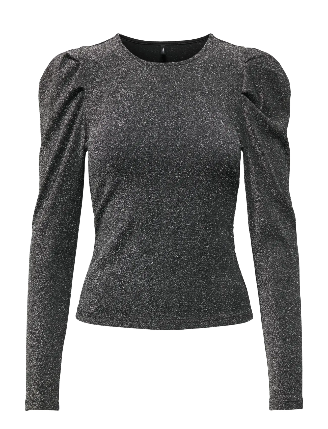 ONLY Onlrich L/S Glitter Puff Oberteil Jrs Grau - S - Damen