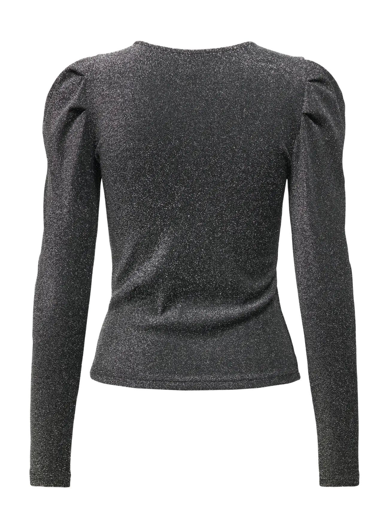 ONLY - ONLRICH L/S GLITTER PUFF TOP JRS - palaidinukės ilgomis rankovėmis - black - 2