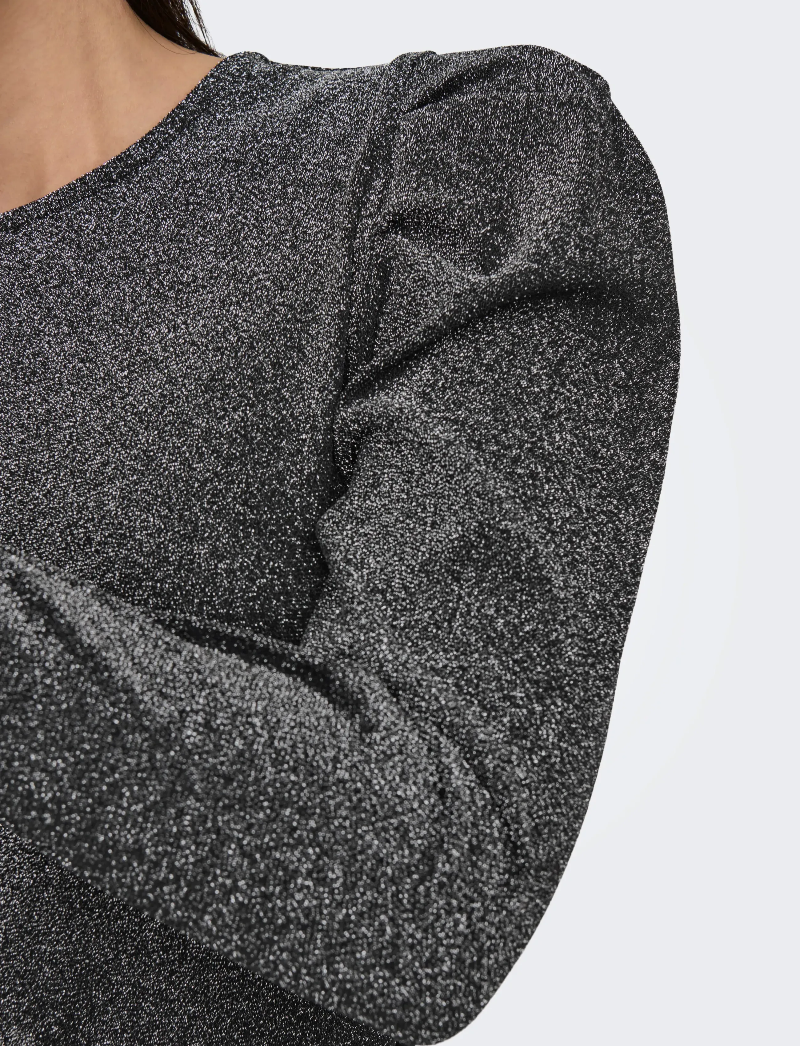 ONLY Onlrich L/S Glitter Puff Top Jrs långärmade t-shirt dam – bild 5