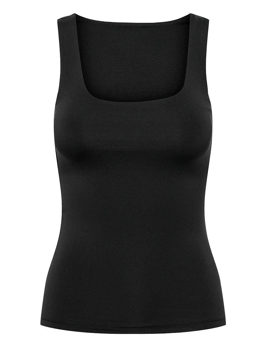 ONLY - ONLEA S/L 2-WAYS FIT TOP JRS NOOS - varrukateta topid - black - 1