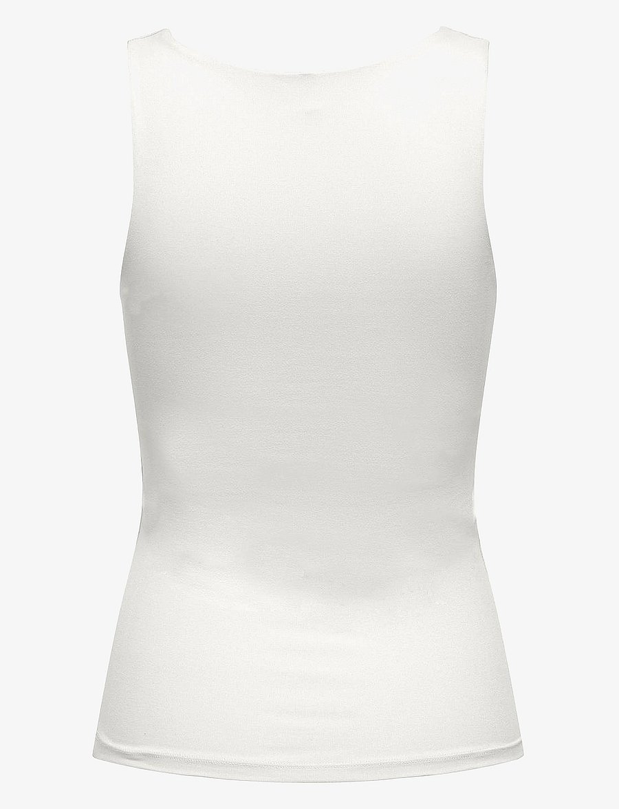 ONLY - ONLEA S/L 2-WAYS FIT TOP JRS NOOS - mouwloze tops - cloud dancer - 2