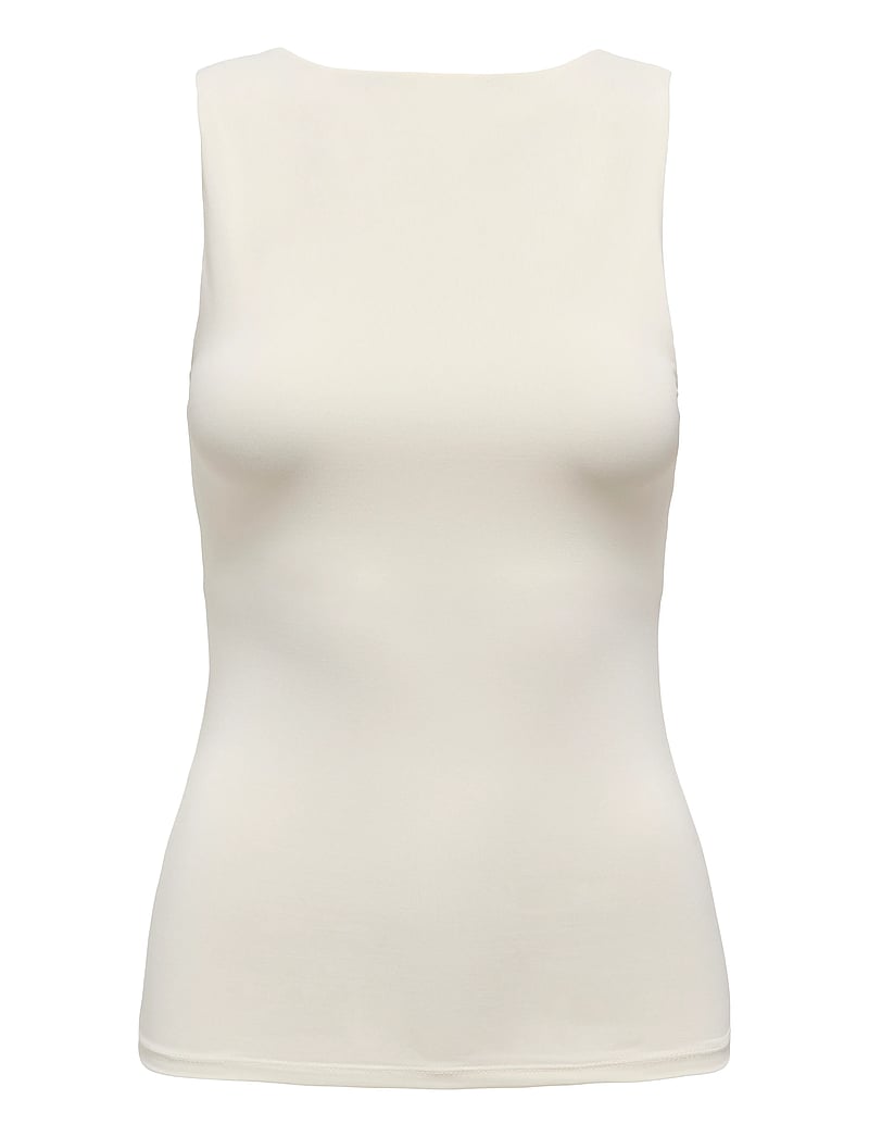 ONLY - ONLEA S/L 2-WAYS FIT TOP JRS NOOS - tanktops - cloud dancer - 5