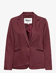 ONLY - ONLNABI L/S FITTED BLAZER TLR - juhlamuotia outlet-hintaan - tawny port - 0