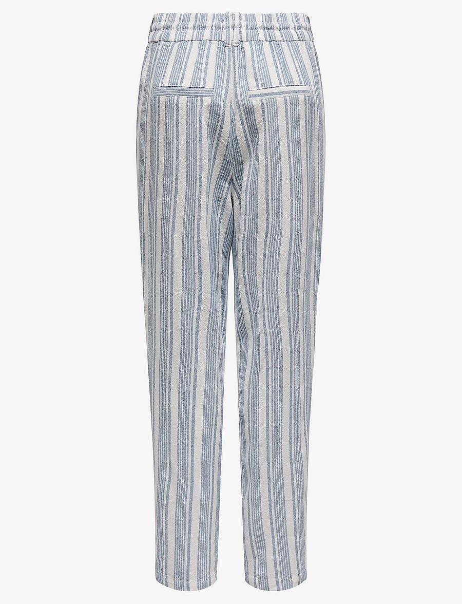 ONLY - ONLCARO-POPTRASH EASY LINEN BL CC PNT - hørbukser - coronet blue - 2