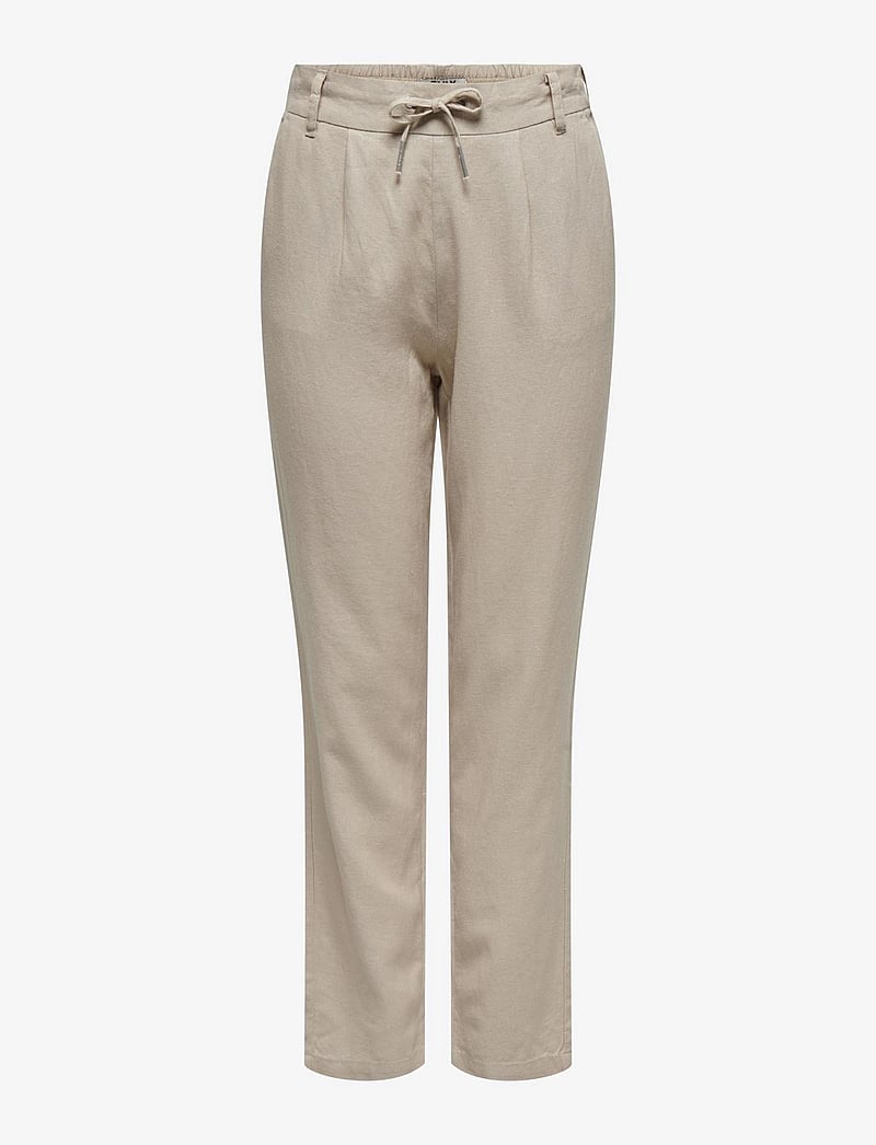 ONLY - ONLCARO-POPTRASH EASY LINEN BL CC PNT - hørbukser - oxford tan - 1