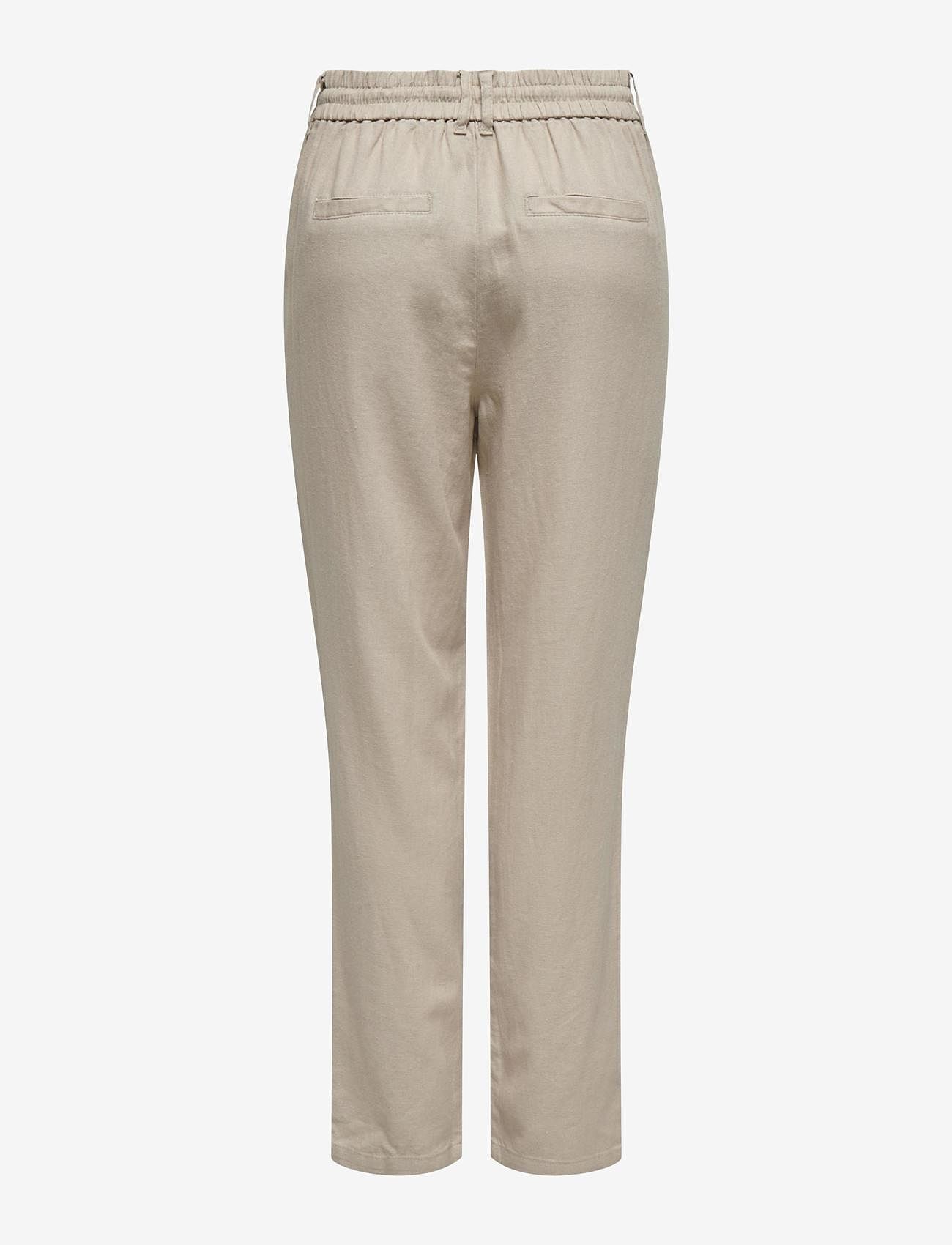 ONLY - ONLCARO-POPTRASH EASY LINEN BL CC PNT - linnebyxor - oxford tan - 2