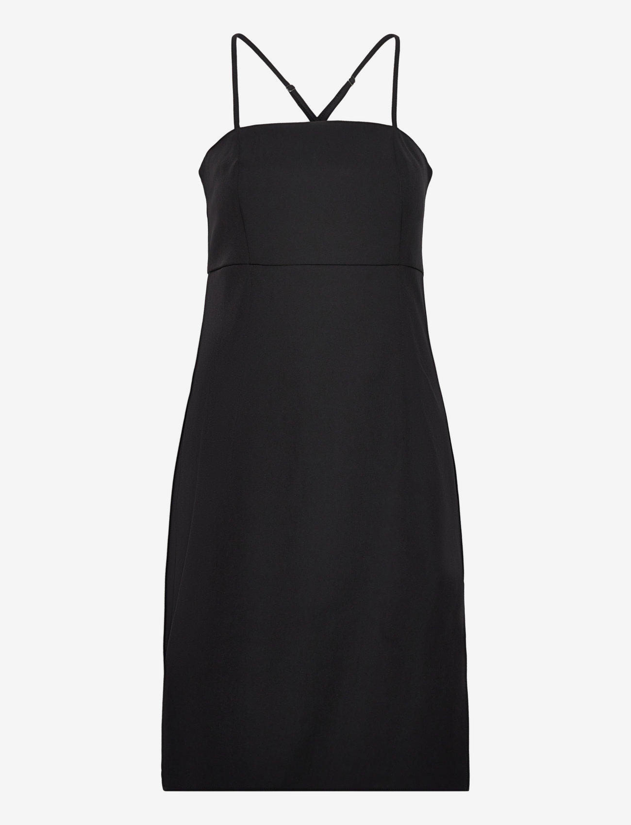 ONLY - ONLABBA STRAP SLIM SLIT DRESS CC TLR - feestelijke kleding voor outlet-prijzen - black - 0