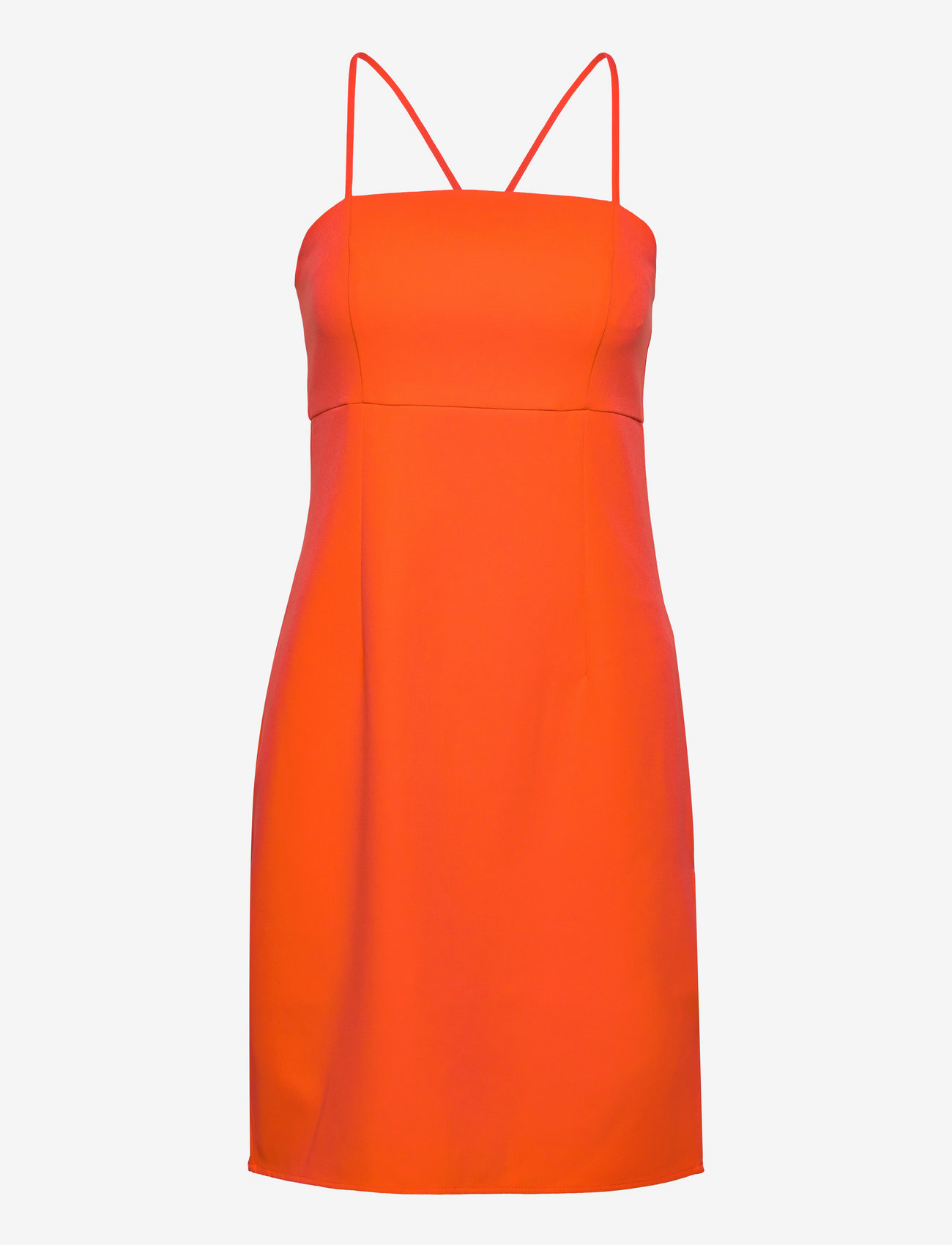 ONLY - ONLABBA STRAP SLIM SLIT DRESS CC TLR - feestelijke kleding voor outlet-prijzen - cherry tomato - 0
