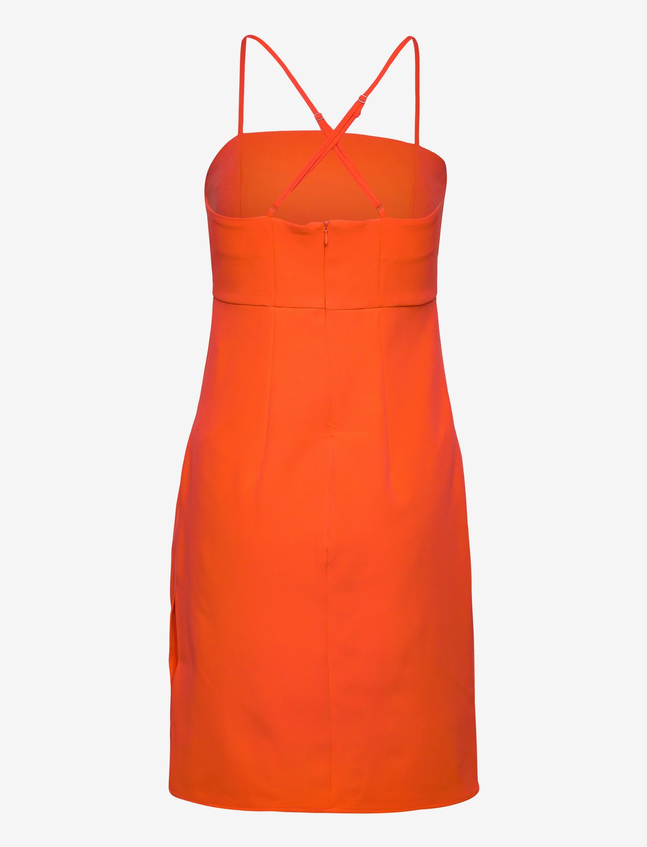ONLY - ONLABBA STRAP SLIM SLIT DRESS CC TLR - feestelijke kleding voor outlet-prijzen - cherry tomato - 1