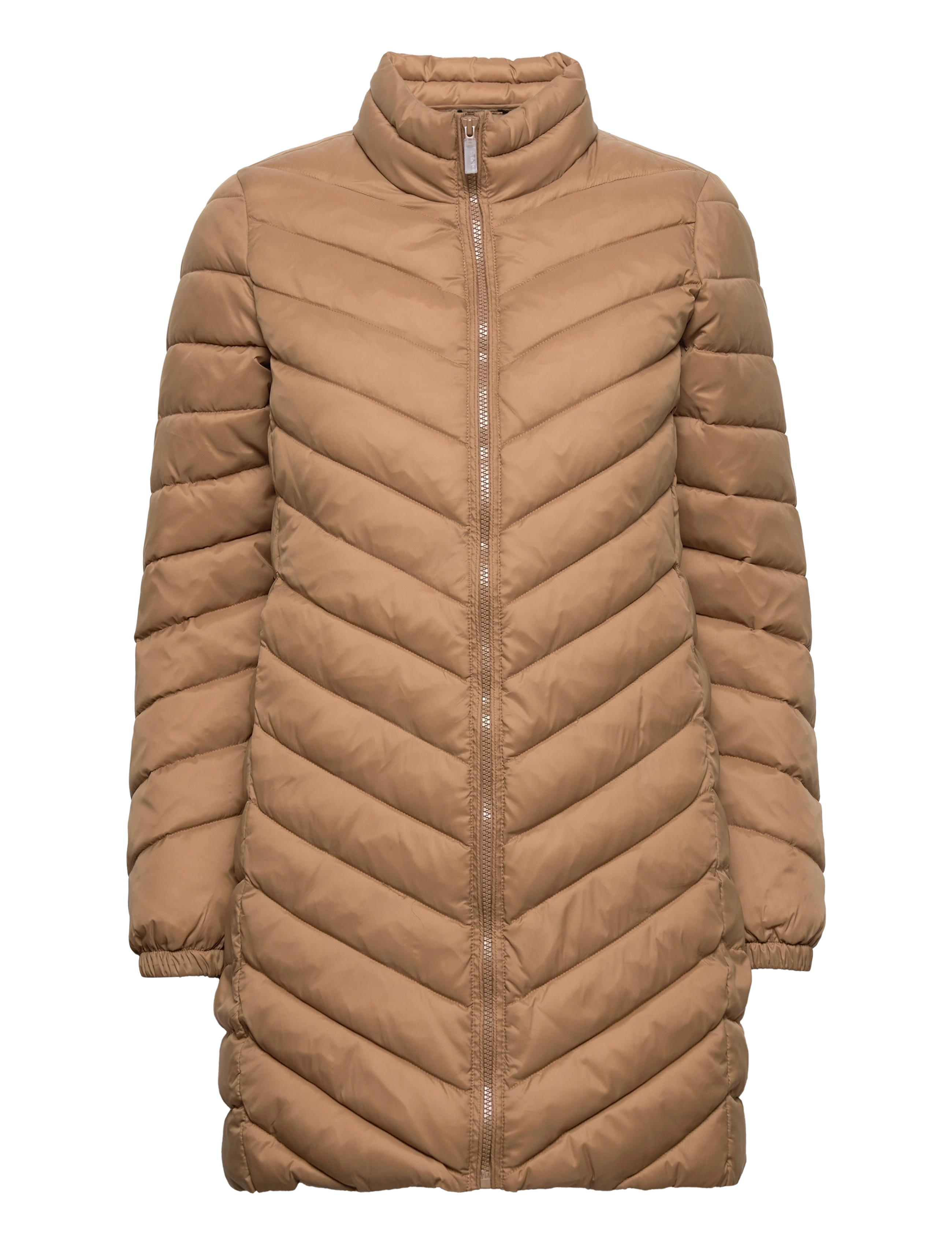 ONLY ONLNINA QUILTED COAT OTW - Dunkåper - TOASTED COCONUT / brown