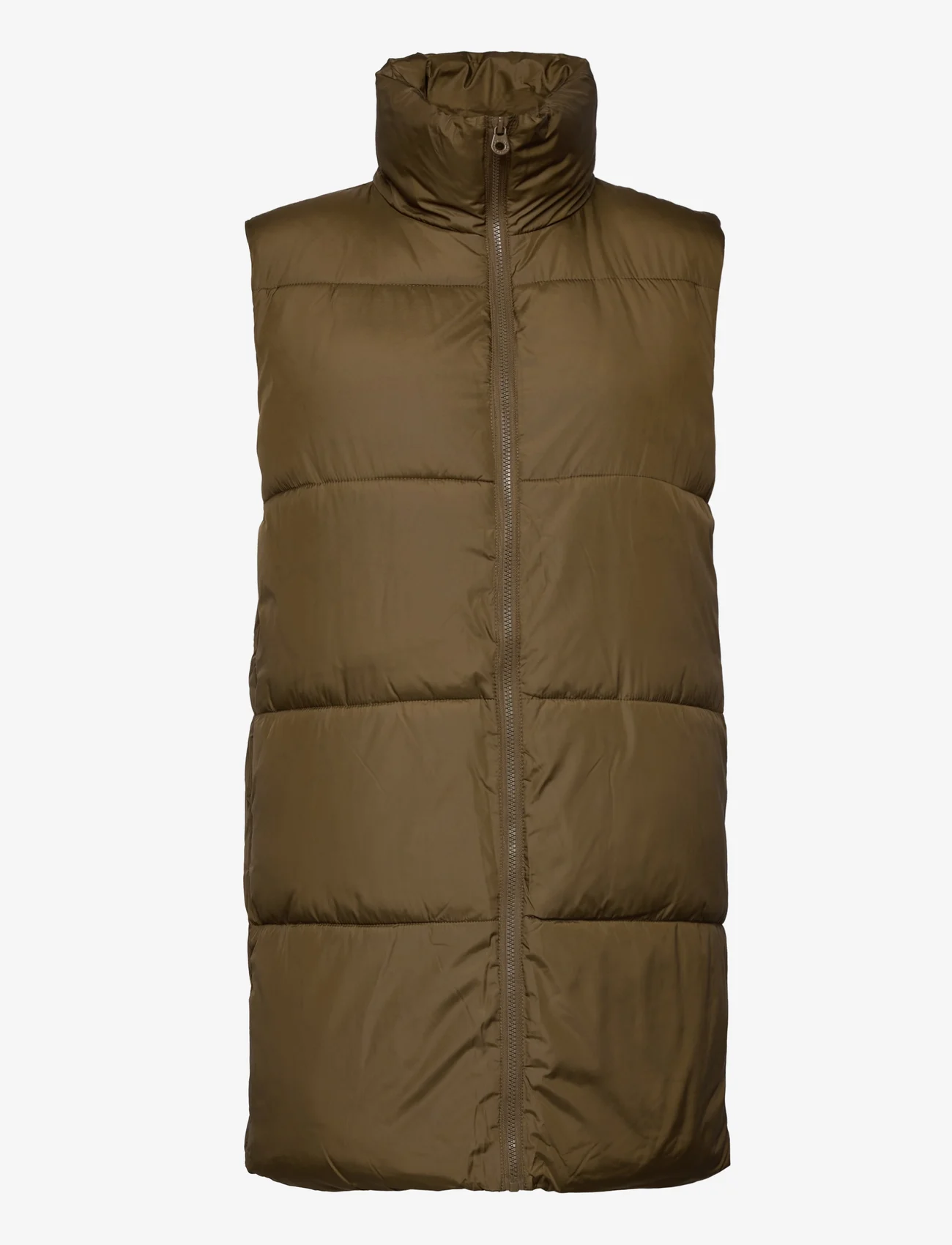 ONLY - ONLSYBIL  PUFFER WAISTCOAT OTW - puffer vests - dark olive - 0