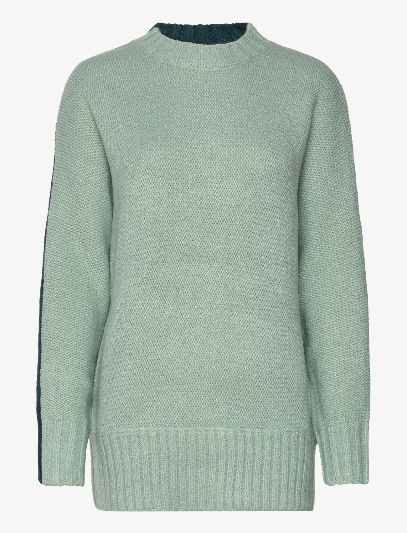 ONLY - ONLAMANDA ZL L/S BLOCK PULLOVER CC KNT - tröjor - blue surf - 0