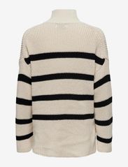 ONLY - ONLBELLA LIFE LS HIGH NECK NCA KNT - sweaters - pumice stone - 1