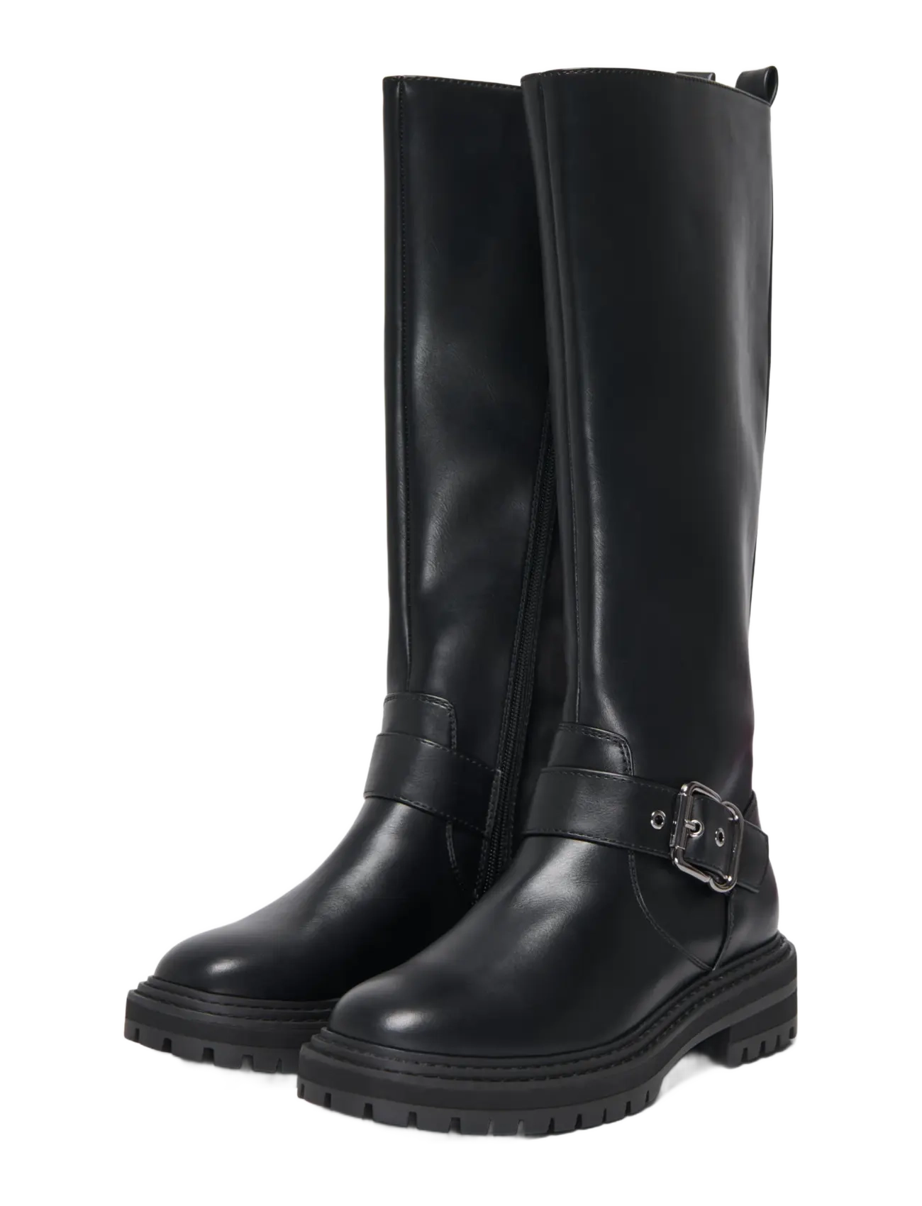 ONLY - ONLBETH-8 PU HIGH BUCKLE BOOT - black - 2