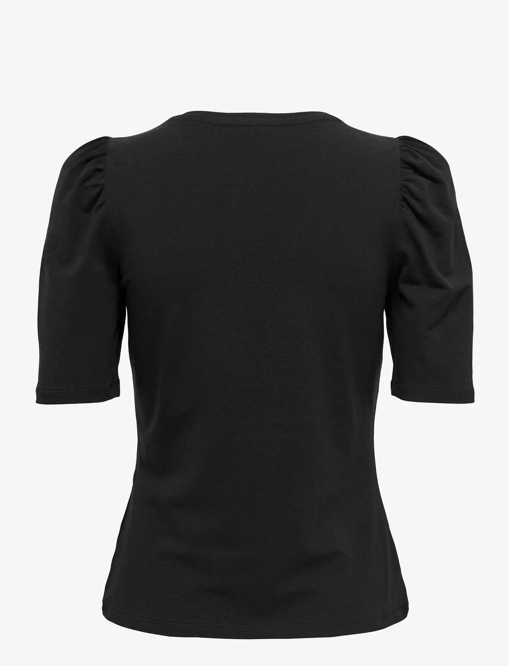 ONLY - ONLLIVE LOVE 2/4 PUFFTOP JRS NOOS - t-shirts - black - 2