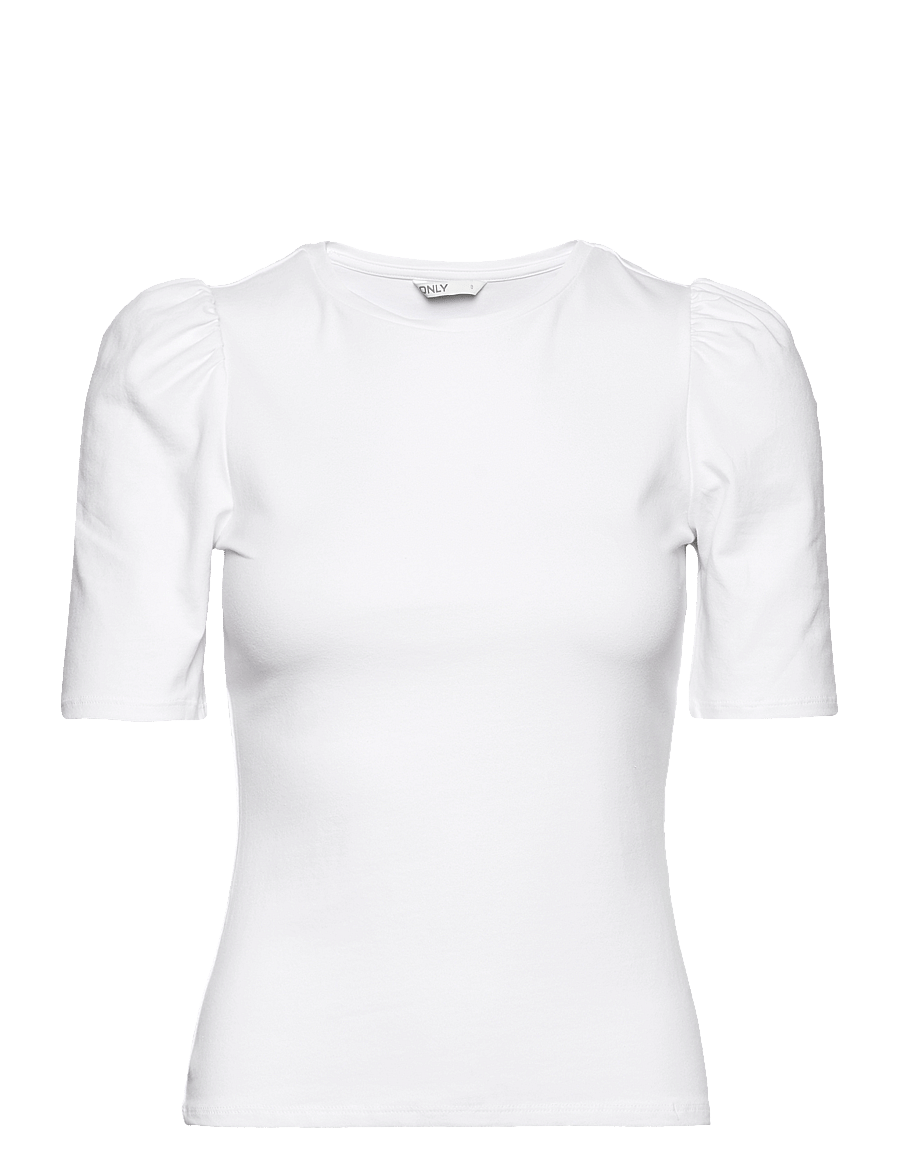 ONLY - ONLLIVE LOVE 2/4 PUFFTOP JRS NOOS - t-krekli - white - 1