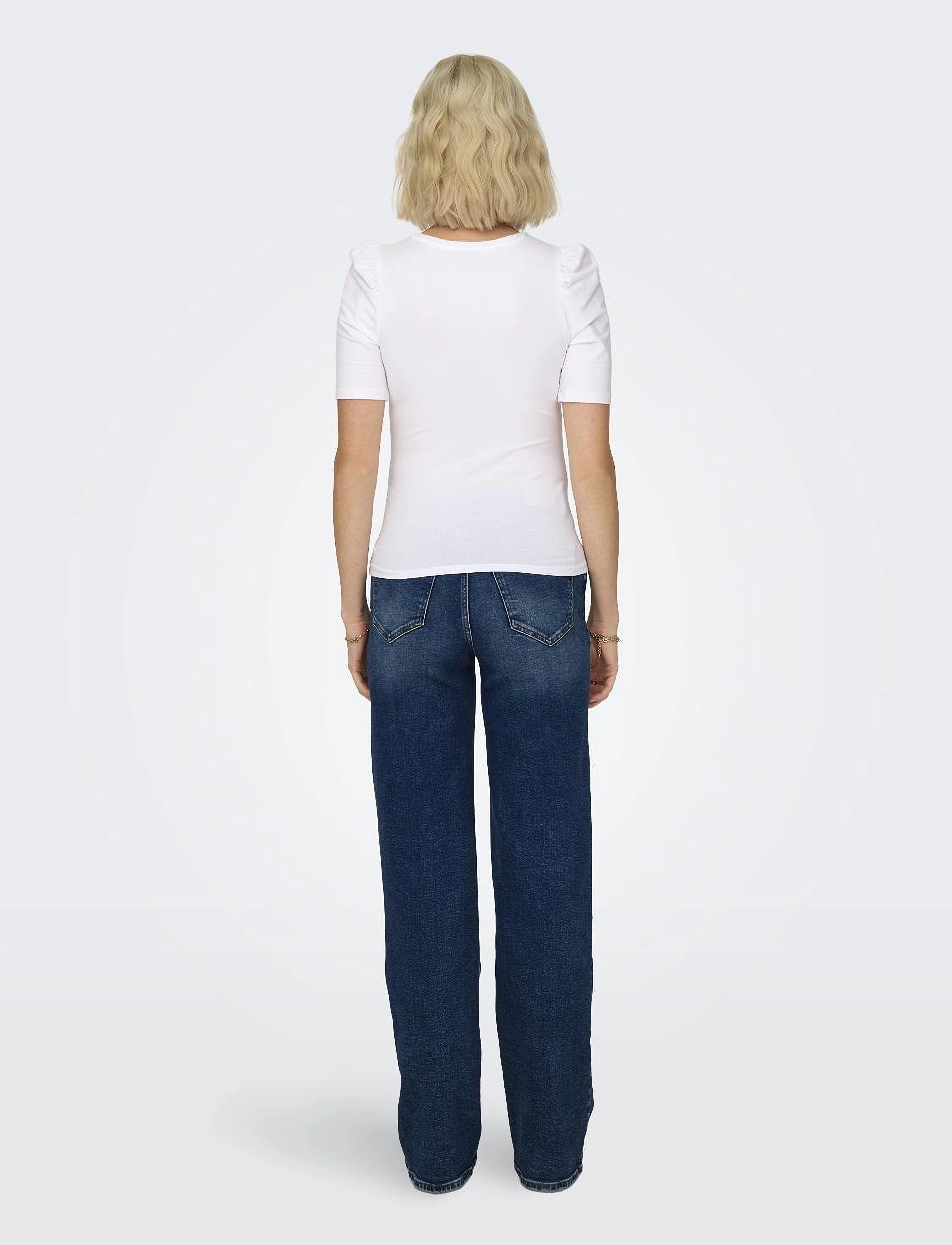 ONLY - ONLLIVE LOVE 2/4 PUFFTOP JRS NOOS - white - 3