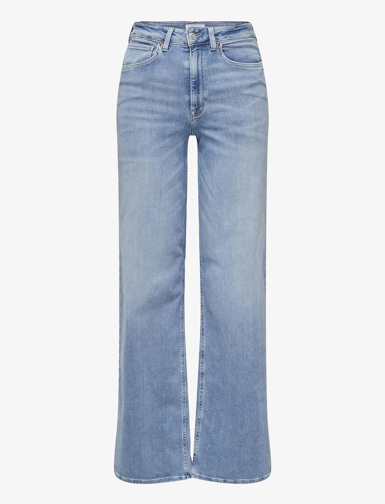 ONLY - ONLMADISON BLUSH HW WIDE DNM CRO371 NOOS - jeans met wijde pijpen - light blue denim - 0