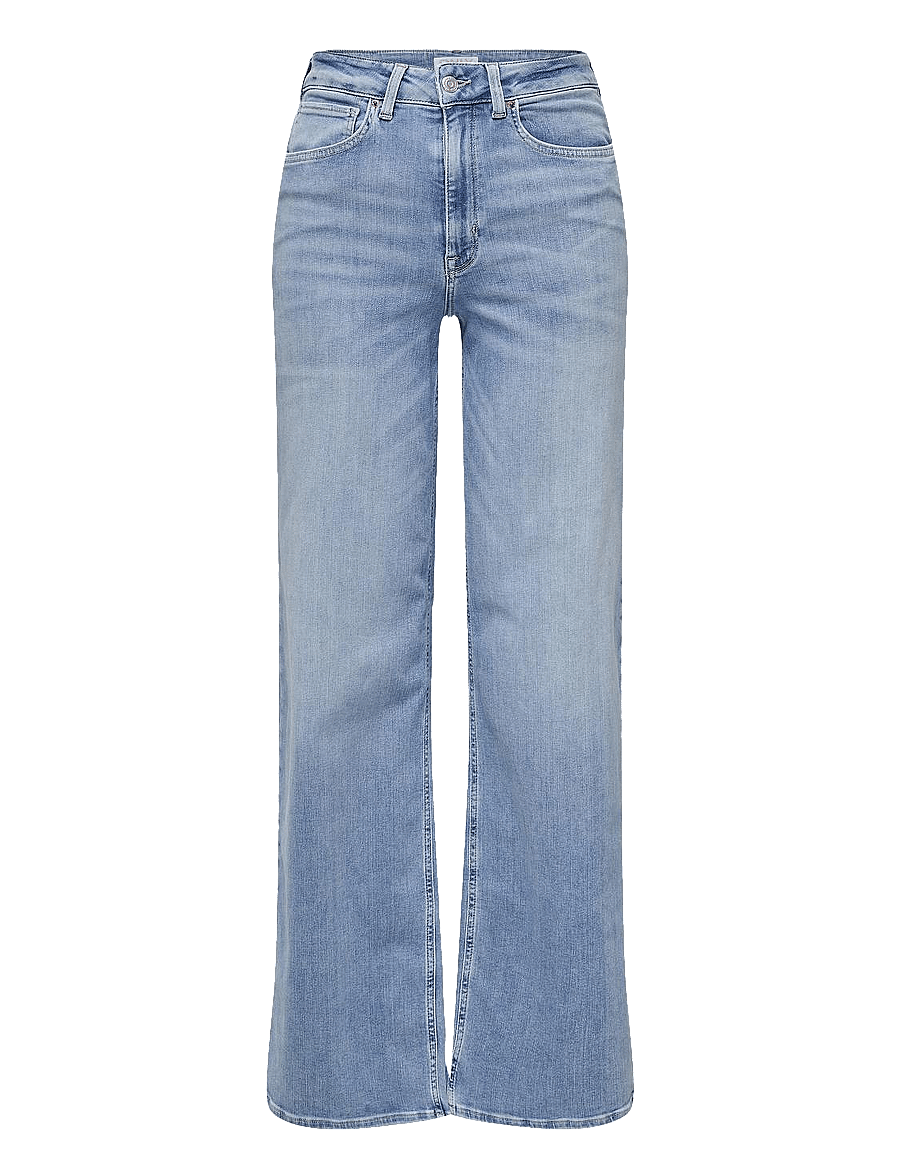 ONLY - ONLMADISON BLUSH HW WIDE DNM CRO371 NOOS - light blue denim - 1