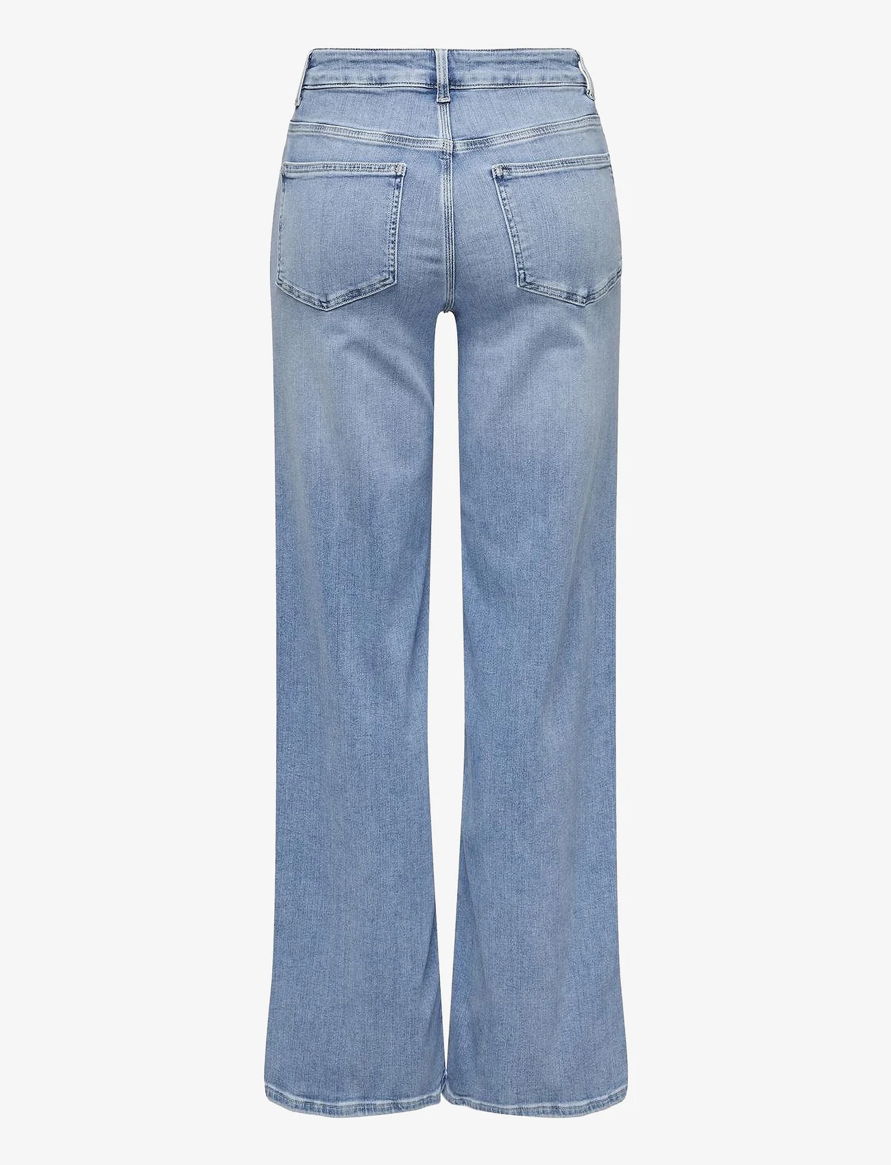 ONLY - ONLMADISON BLUSH HW WIDE DNM CRO371 NOOS - jeans met wijde pijpen - light blue denim - 1