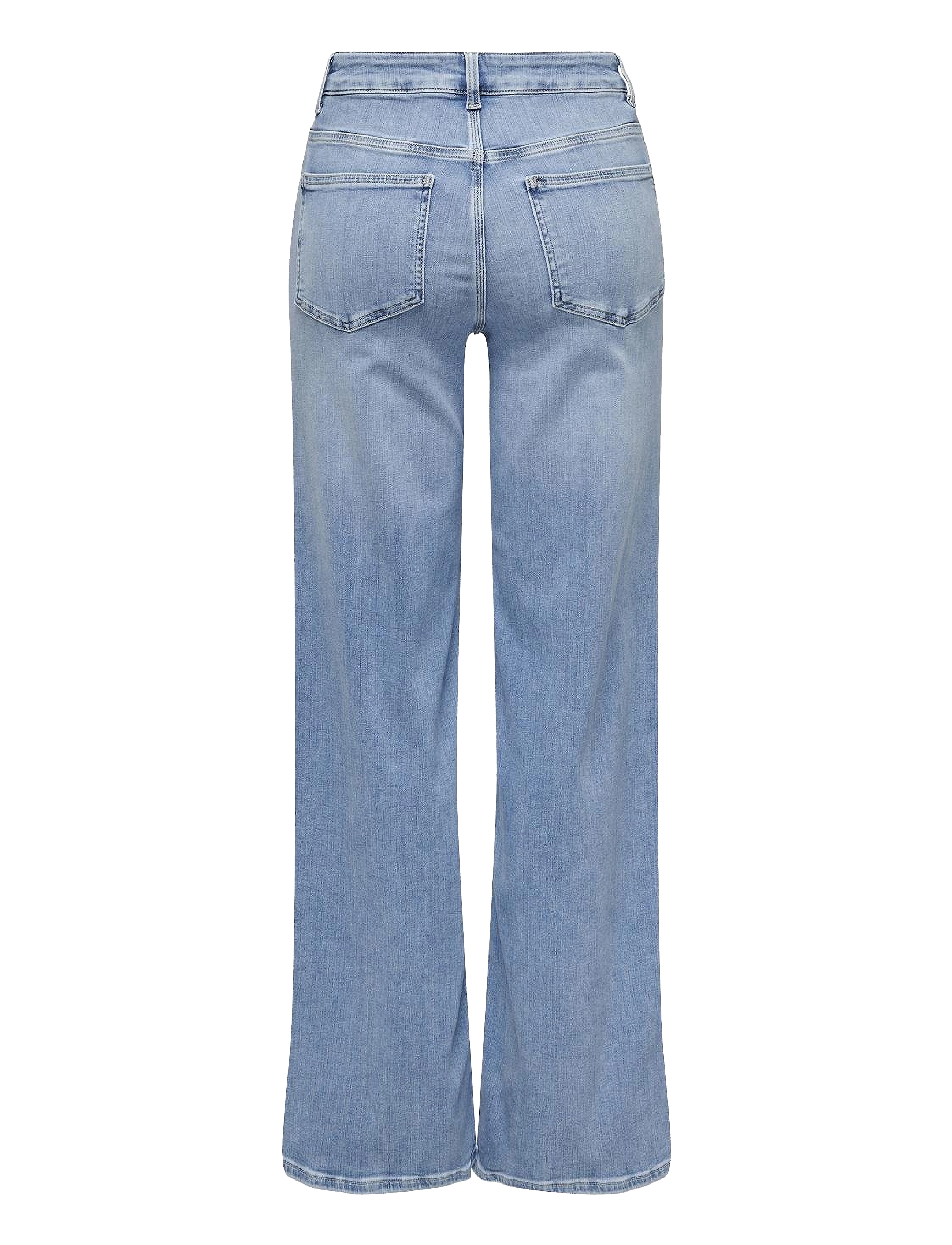 ONLY - ONLMADISON BLUSH HW WIDE DNM CRO371 NOOS - light blue denim - 2