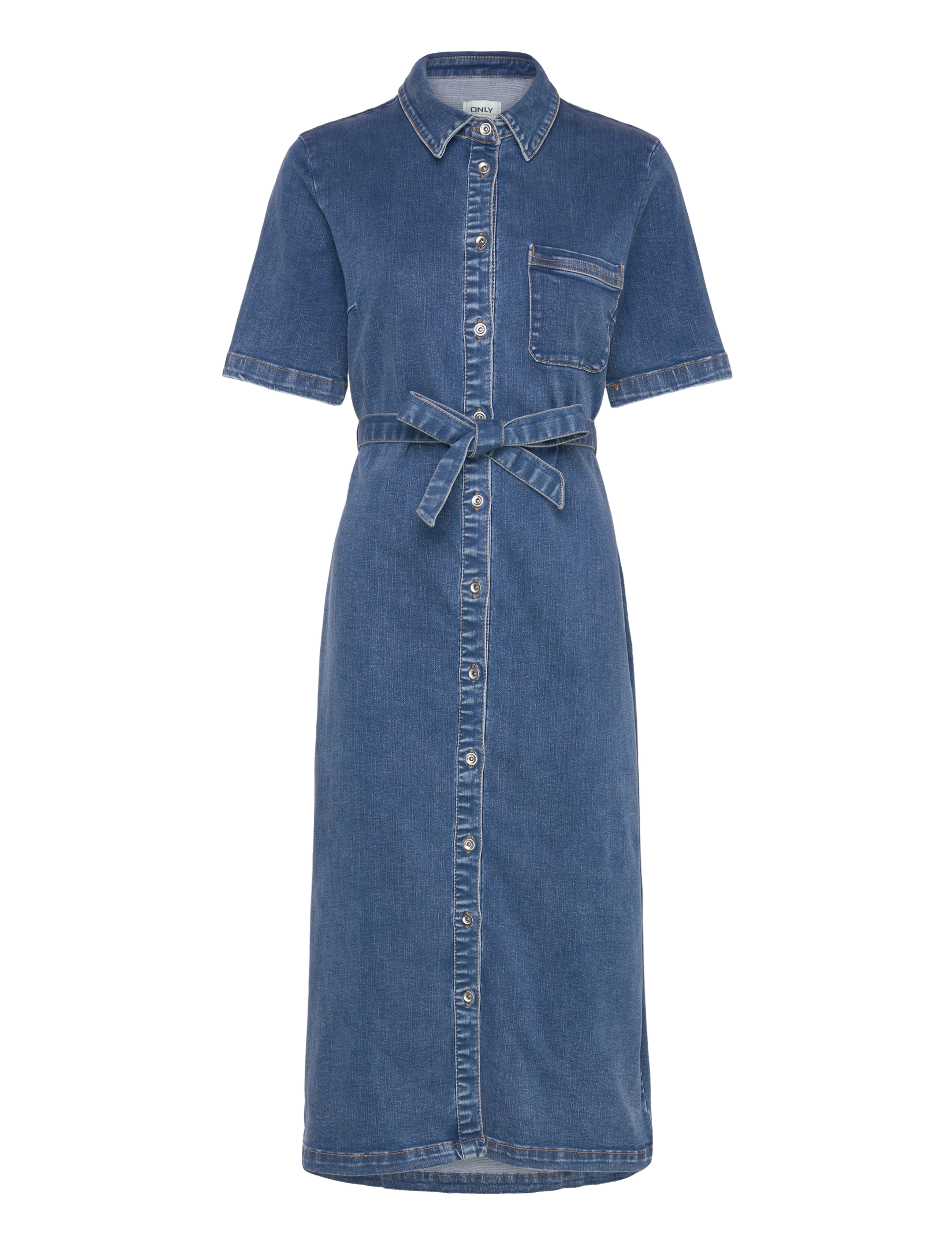 ONLY ONLLANA SS LONG DRESS DNM REA258 NOOS - Kleidung - MEDIUM BLUE DENIM / blue
