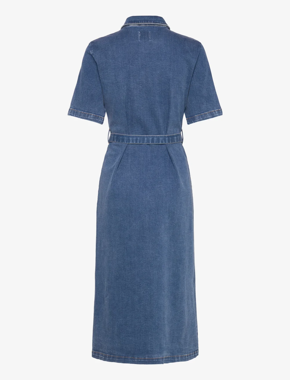 ONLY - ONLLANA SS LONG DRESS DNM REA258 NOOS - shirt dresses - medium blue denim - 2