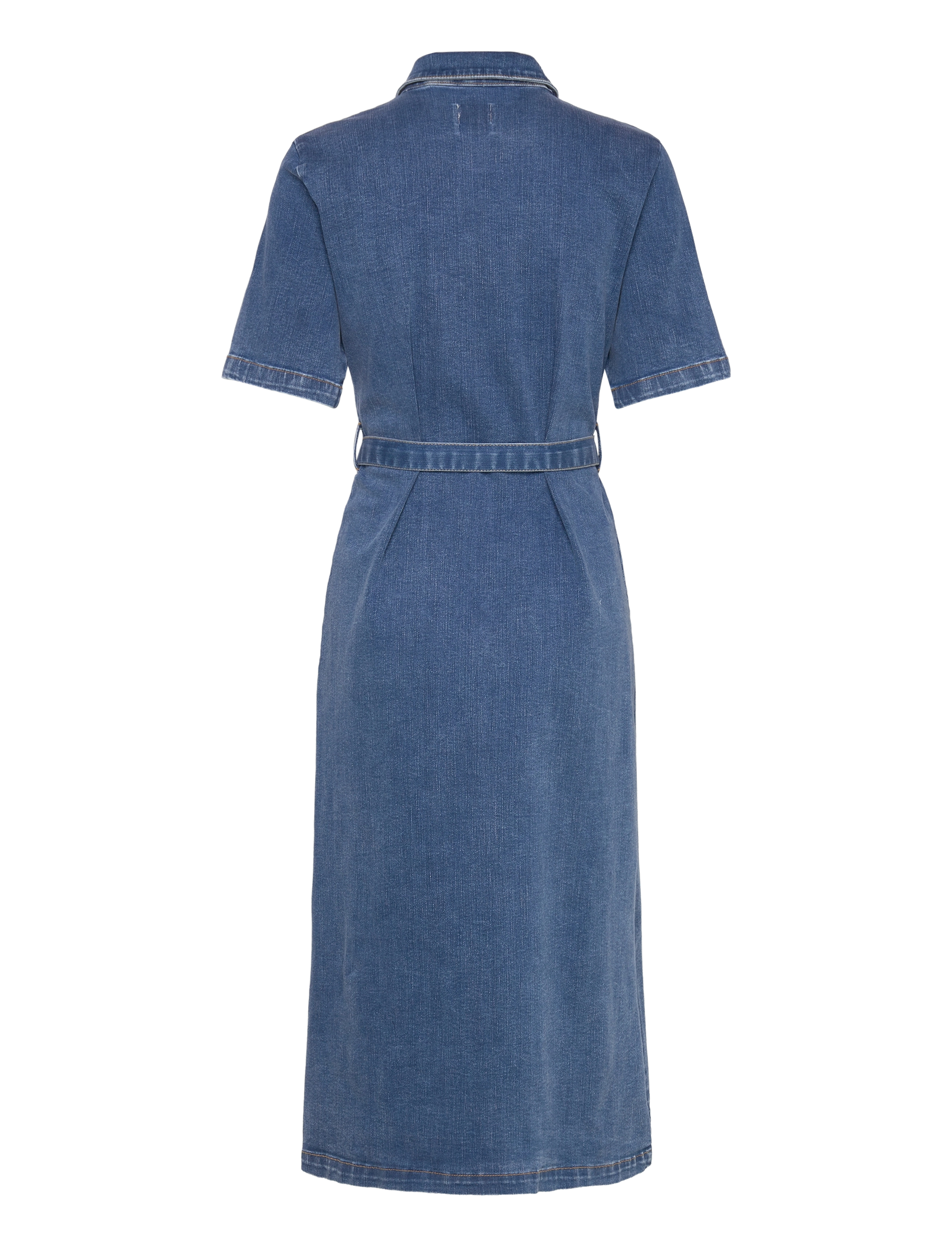 ONLY - ONLLANA SS LONG DRESS DNM REA258 NOOS - robes chemises - medium blue denim - 2