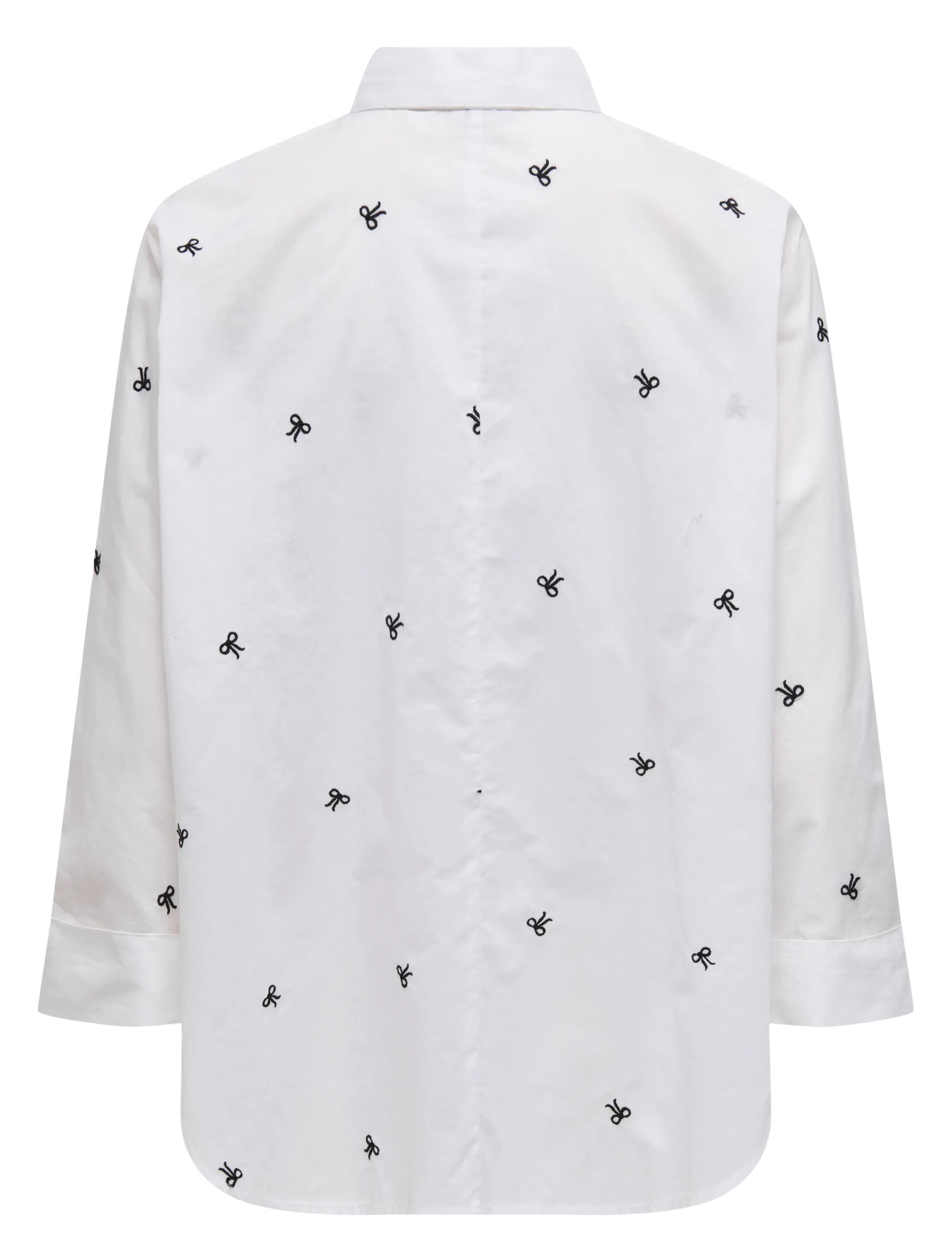 ONLY - ONLNEW LINA GRACE LS EMB SHIRT NOOS WVN - marškiniai ilgomis rankovėmis - bright white - 2