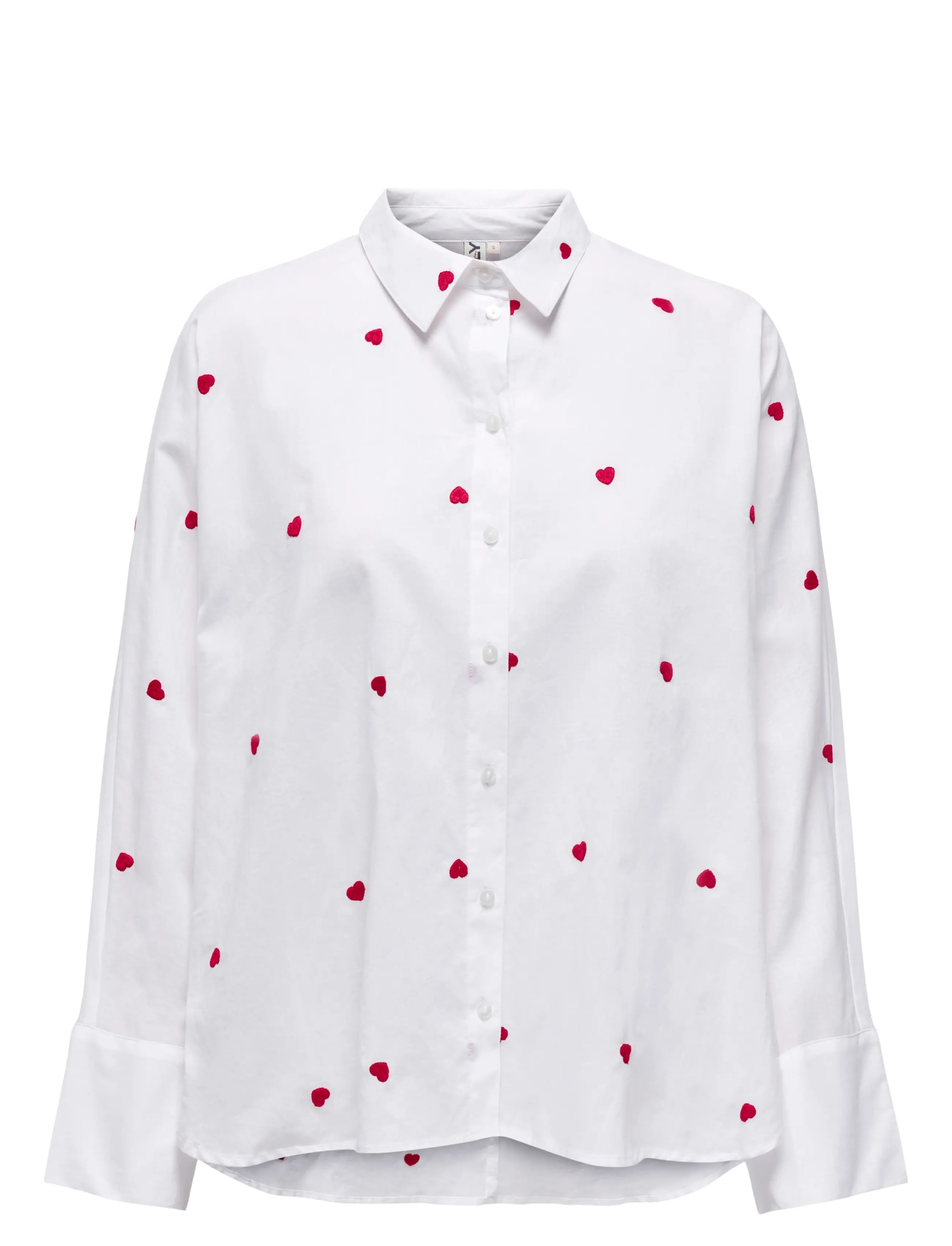 ONLY ONLNEW LINA GRACE LS EMB SHIRT NOOS WVN - Pluusid ja särgid - BRIGHT WHITE / white