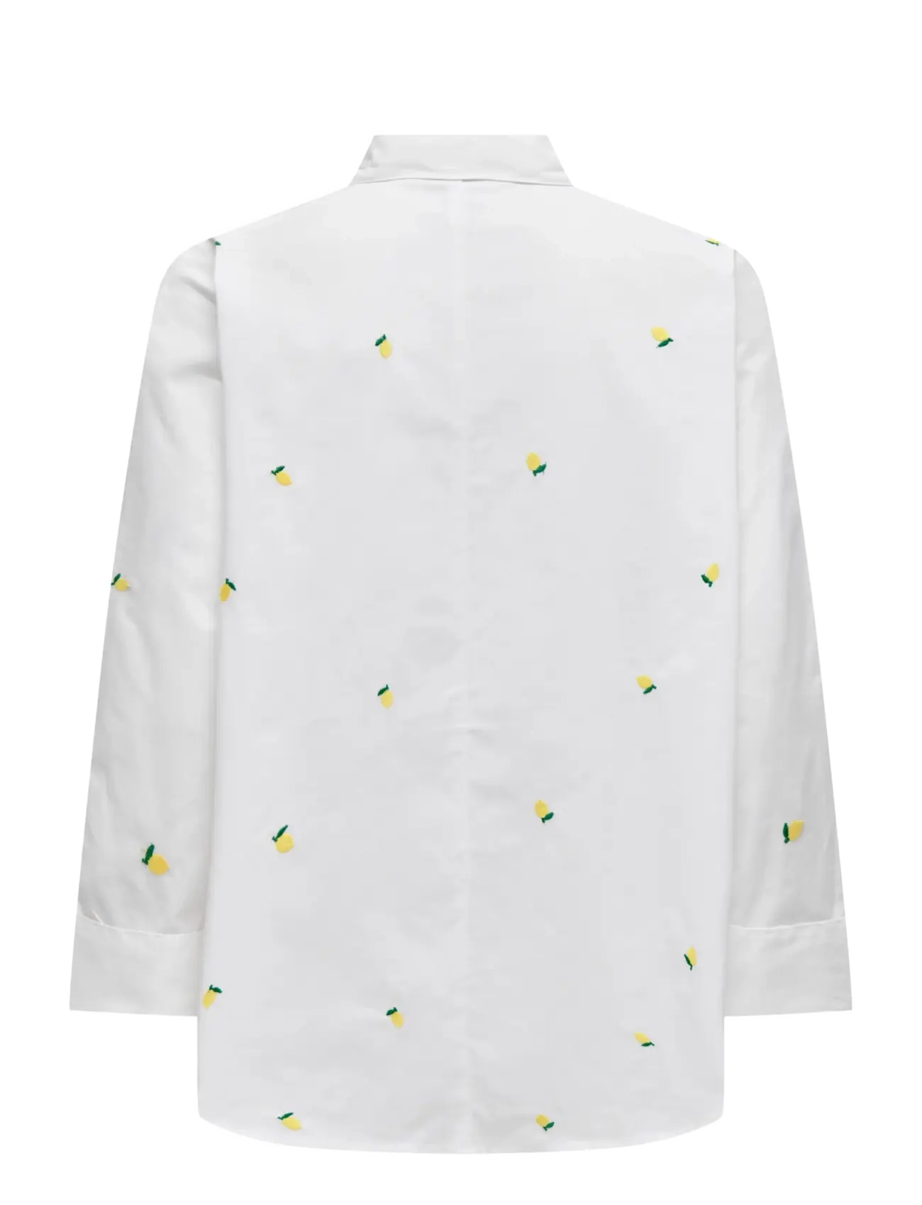 ONLY - ONLNEW LINA GRACE LS EMB SHIRT NOOS WVN - langærmede skjorter - bright white - 2