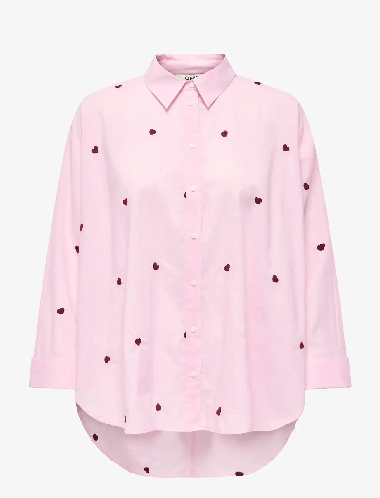ONLY - ONLNEW LINA GRACE LS EMB SHIRT NOOS WVN - langærmede skjorter - roseate spoonbill - 1