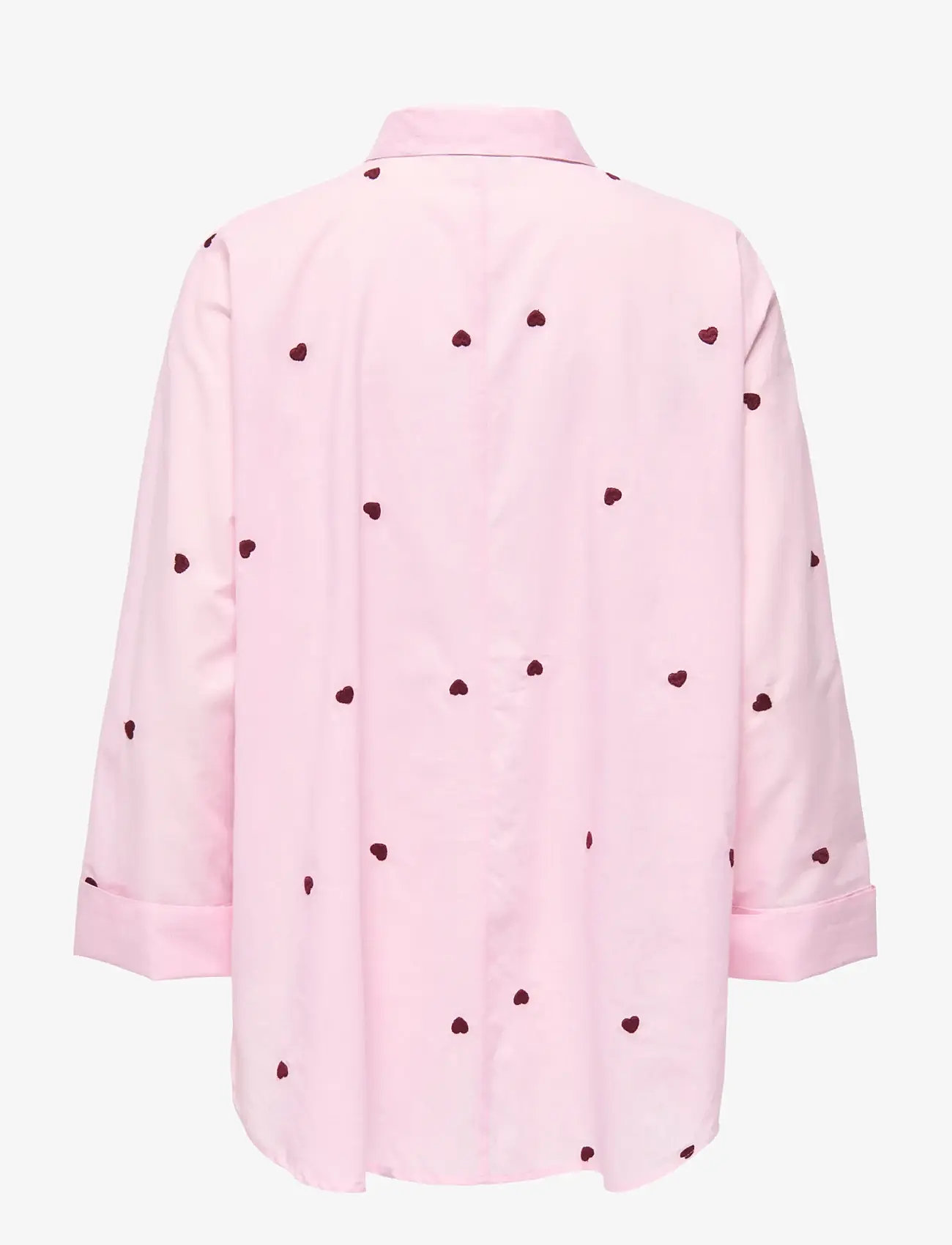 ONLY - ONLNEW LINA GRACE LS EMB SHIRT NOOS WVN - langærmede skjorter - roseate spoonbill - 2