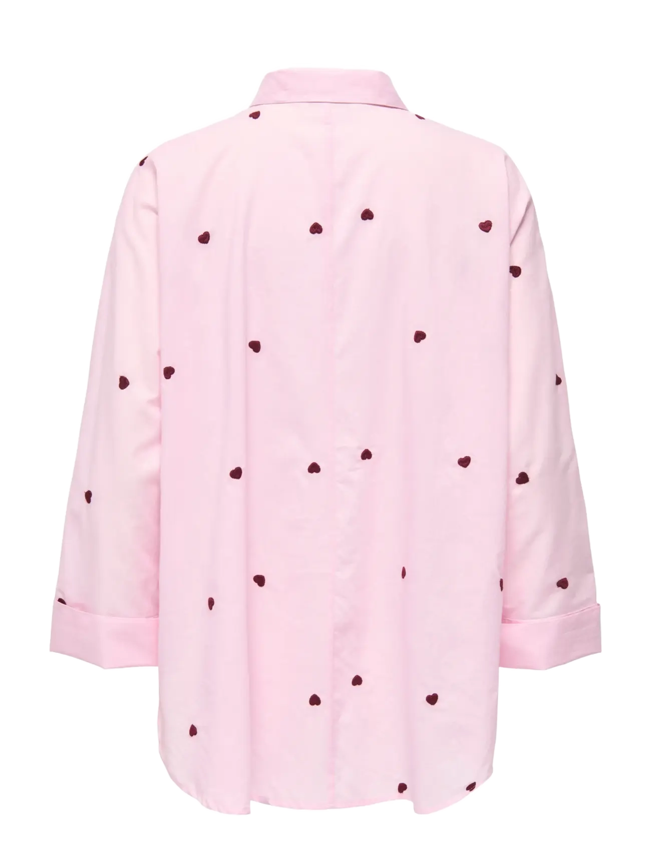 ONLY - ONLNEW LINA GRACE LS EMB SHIRT NOOS WVN - langærmede skjorter - roseate spoonbill - 2