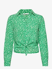 ONLY - ONLNOVA LUX L/S KNOT SHIRT AOP PTM - overhemden met lange mouwen - fern green - 0