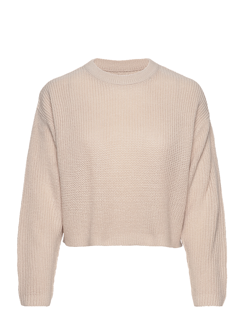 ONLY - ONLMALAVI L/S CROPPED PULLOVER KNT NOOS - megztiniai - pumice stone - 1