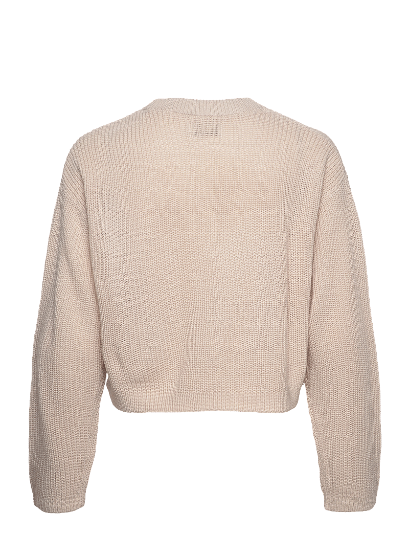 ONLY - ONLMALAVI L/S CROPPED PULLOVER KNT NOOS - megztiniai - pumice stone - 2