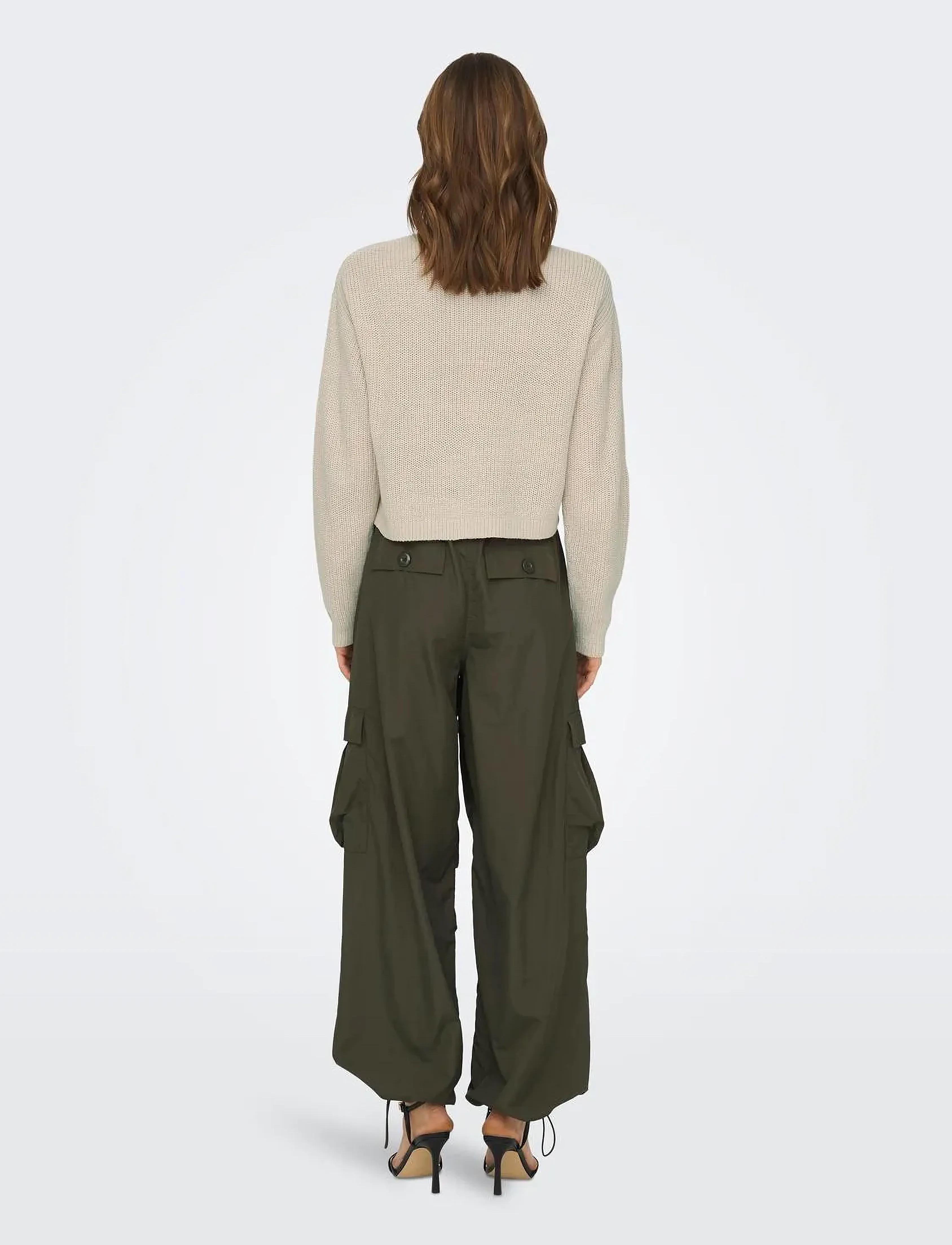 ONLY - ONLMALAVI L/S CROPPED PULLOVER KNT NOOS - lowest prices - pumice stone - 3
