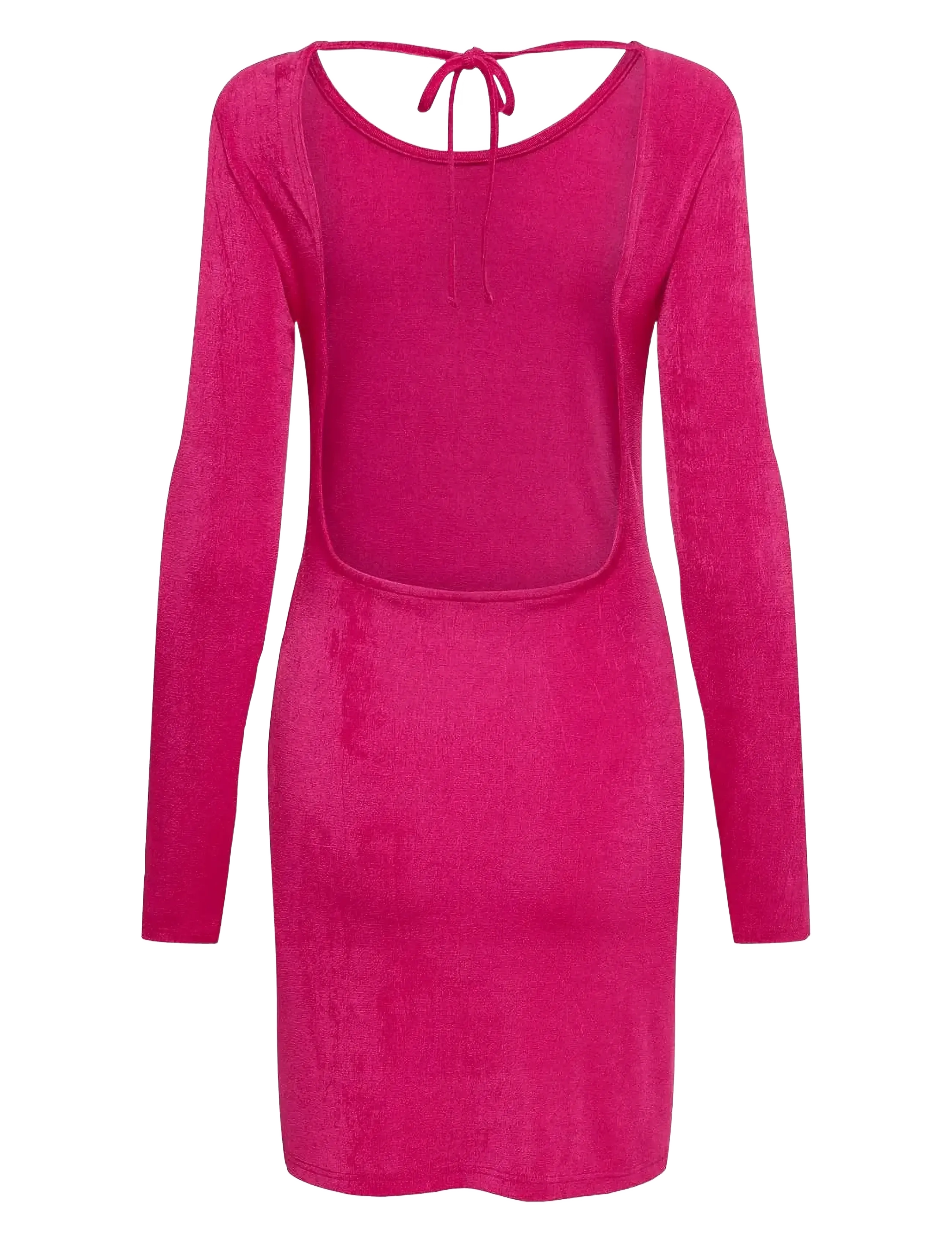 ONLY - ONLASSY L/S BODY OPEN BACK DRESS CS JRS - t-shirt-kleider - love potion - 1