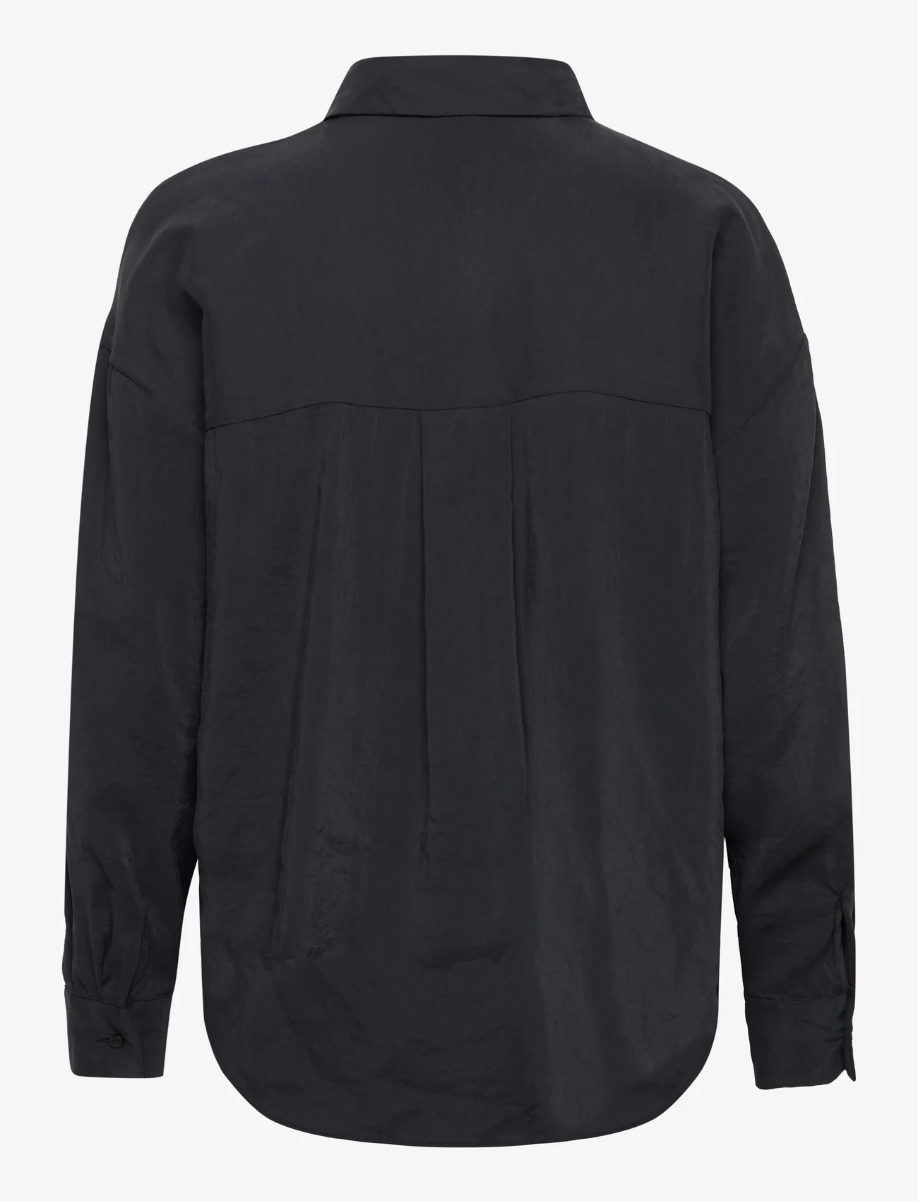 ONLY - ONLIRIS L/S MODAL SHIRT  WVN - pitkähihaiset paidat - black - 1